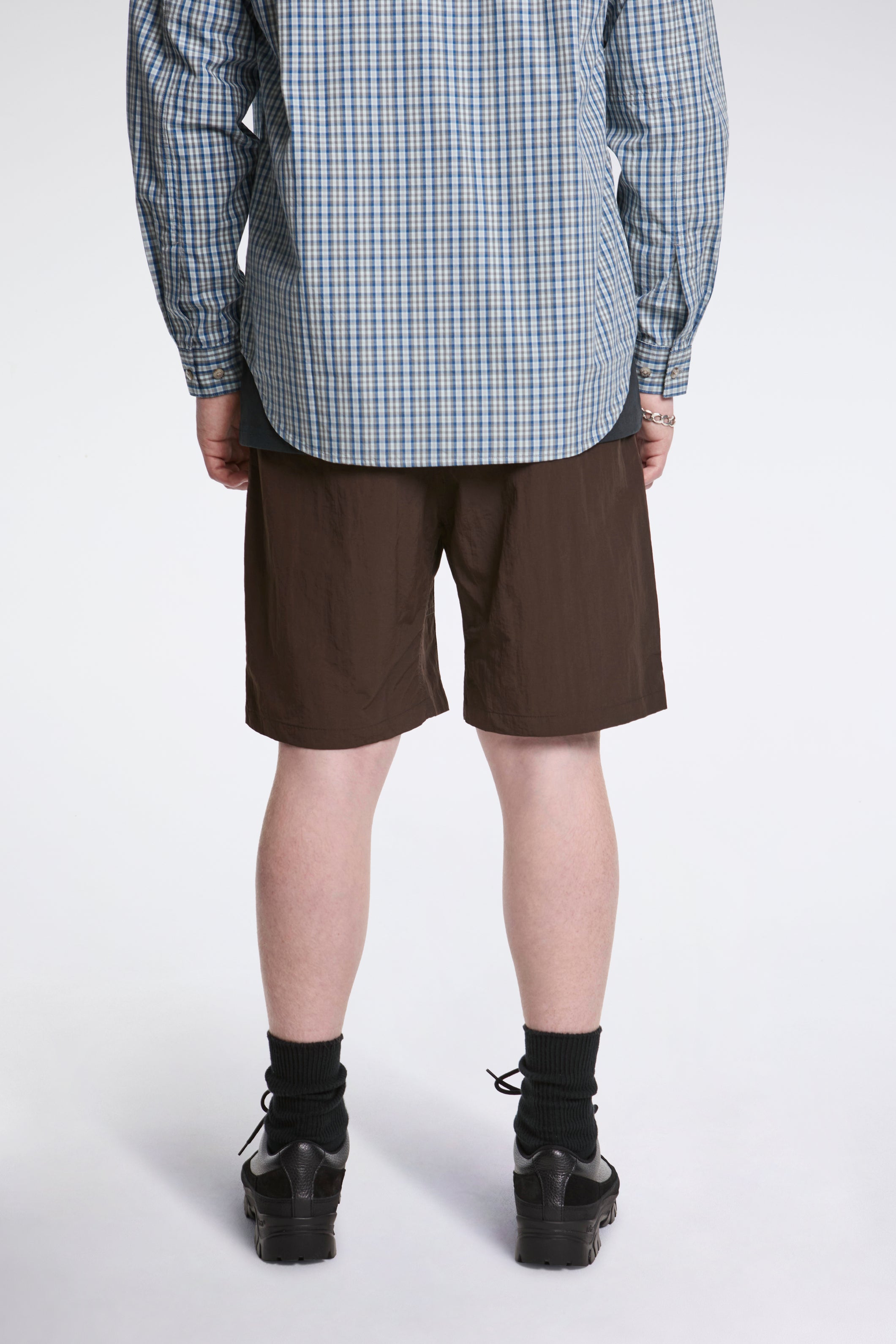 Nylon Packable G-Short Chocolate