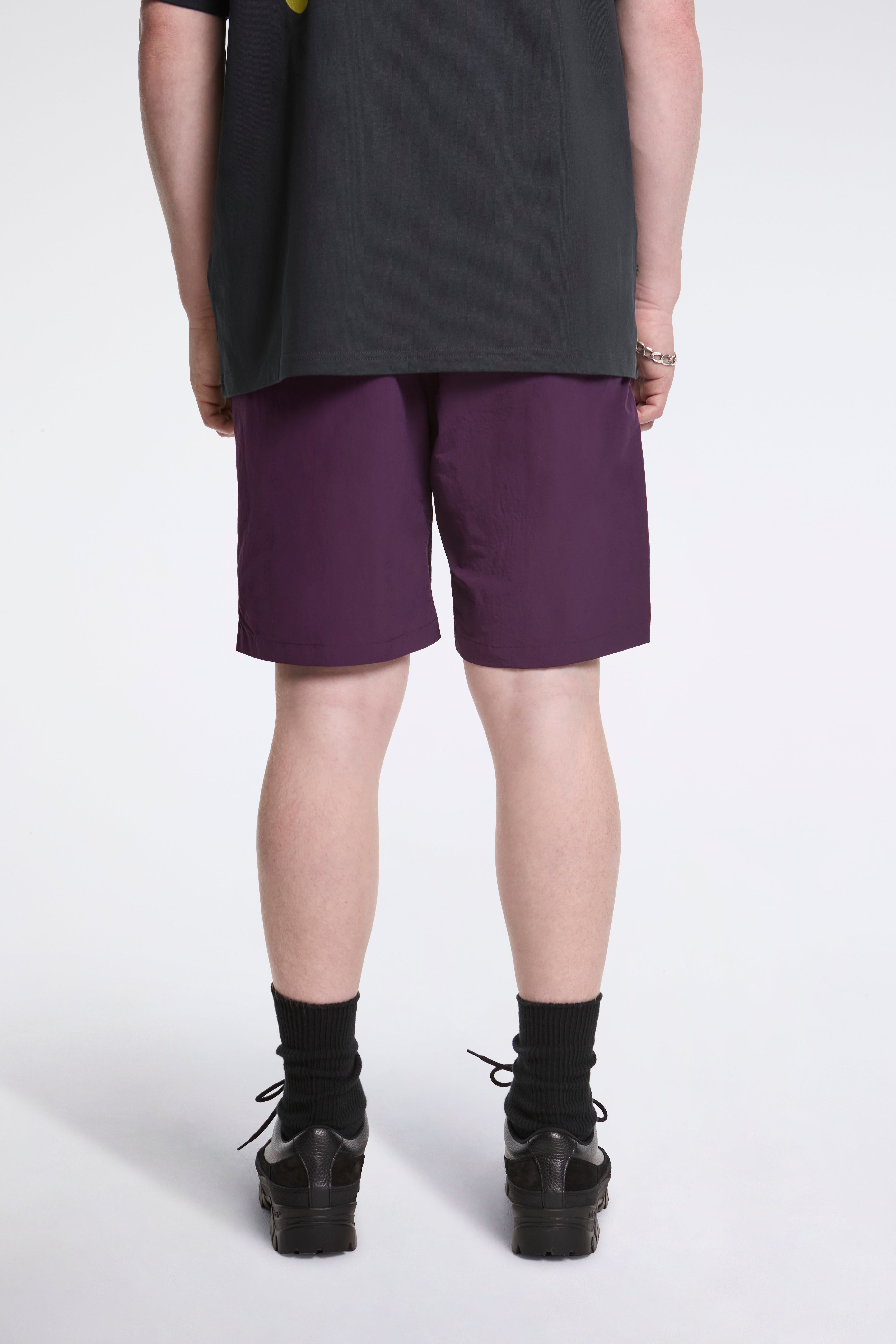 Nylon Packable G-Short Deep Purple