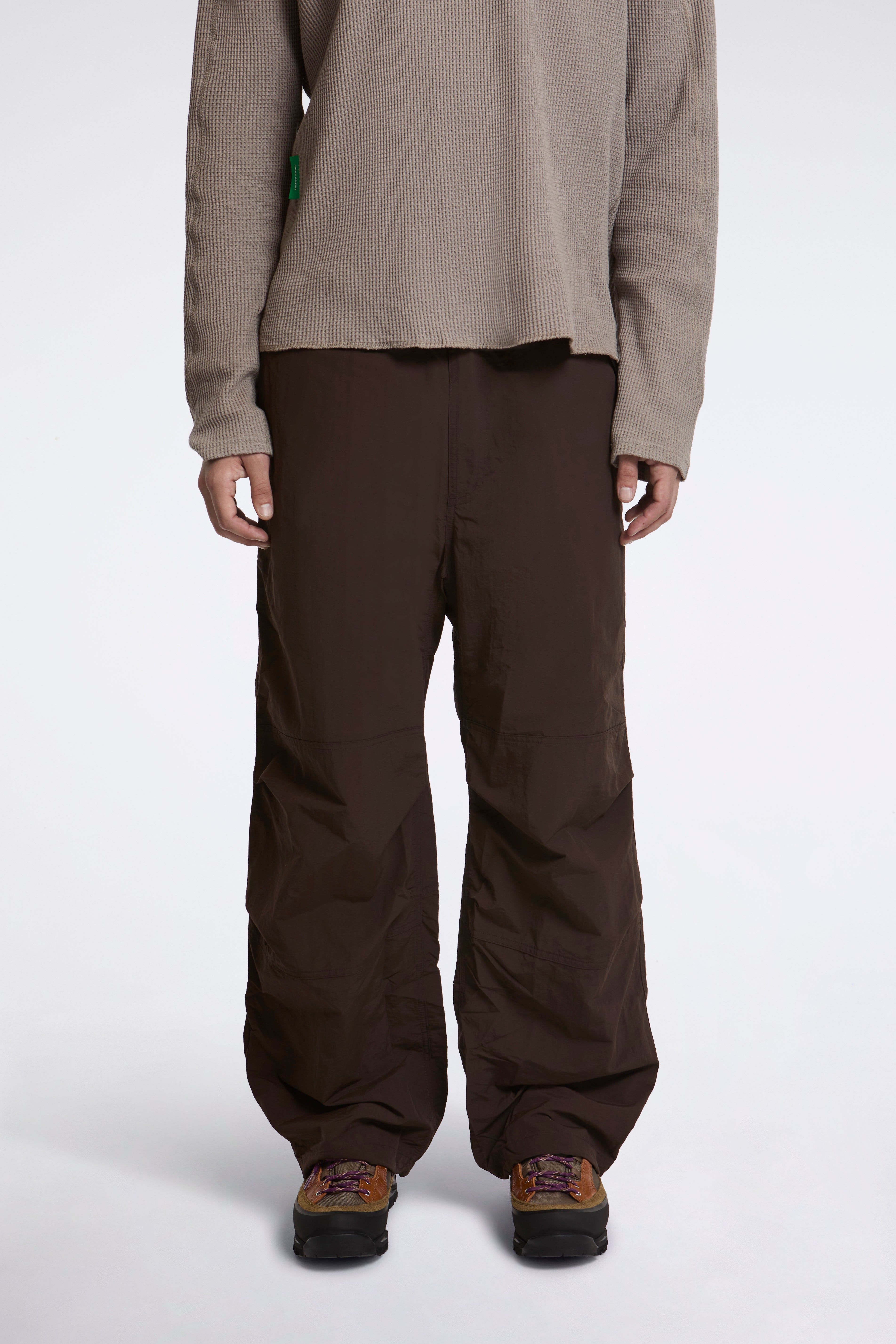 Nylon Paneled Trek Pant Chocolate