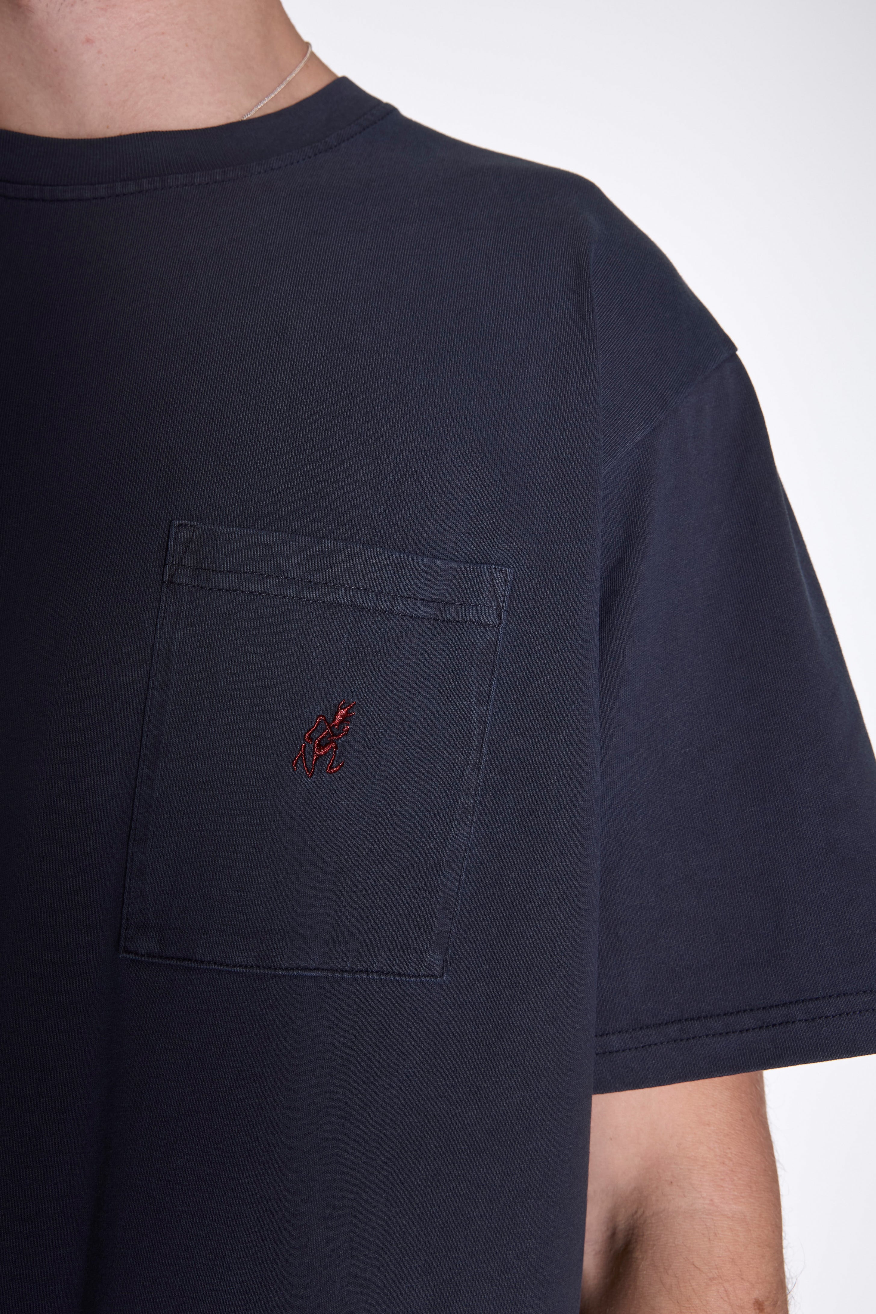 One Point Tee Pigment Dyed Navy Pigment