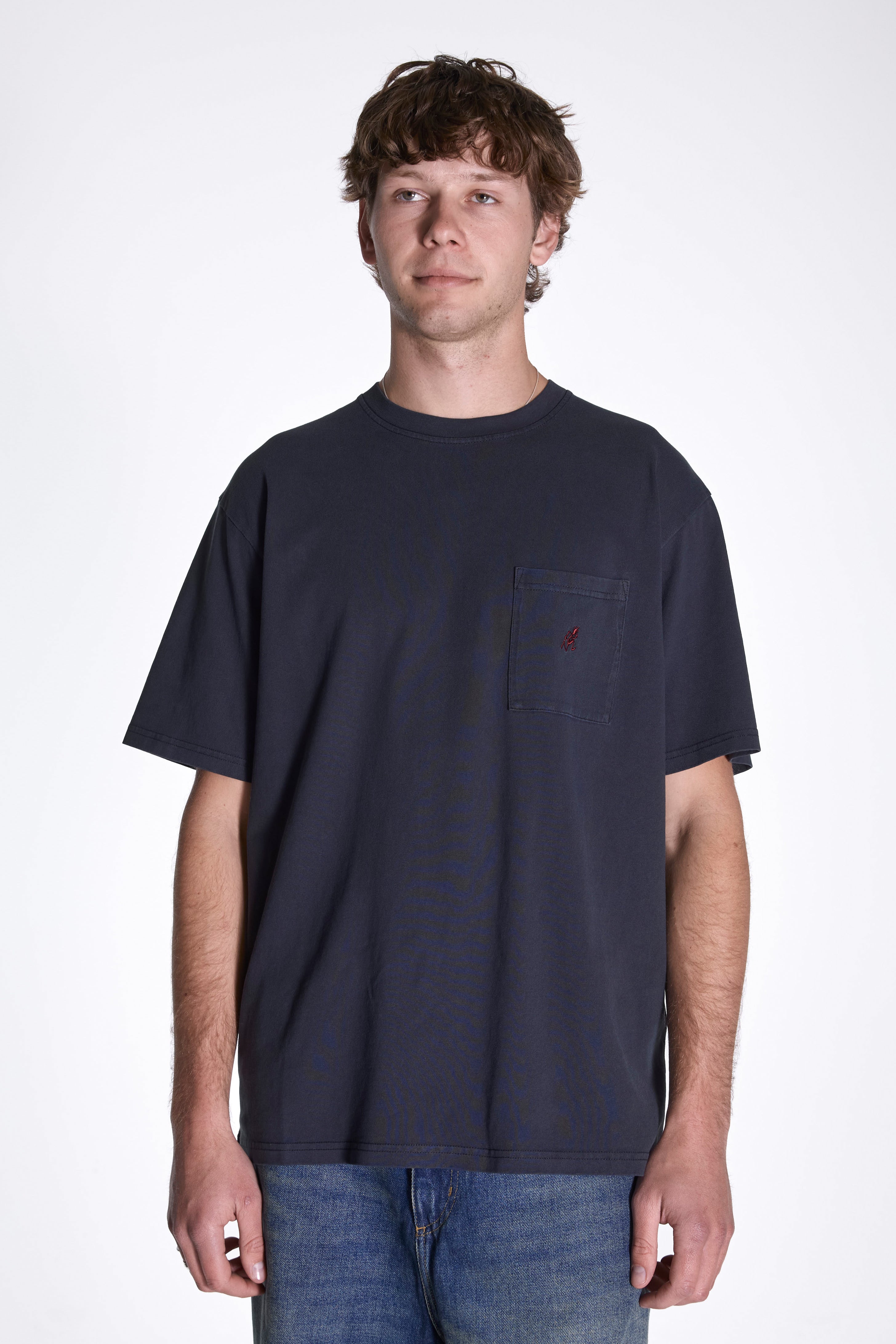 One Point Tee Pigment Dyed Navy Pigment
