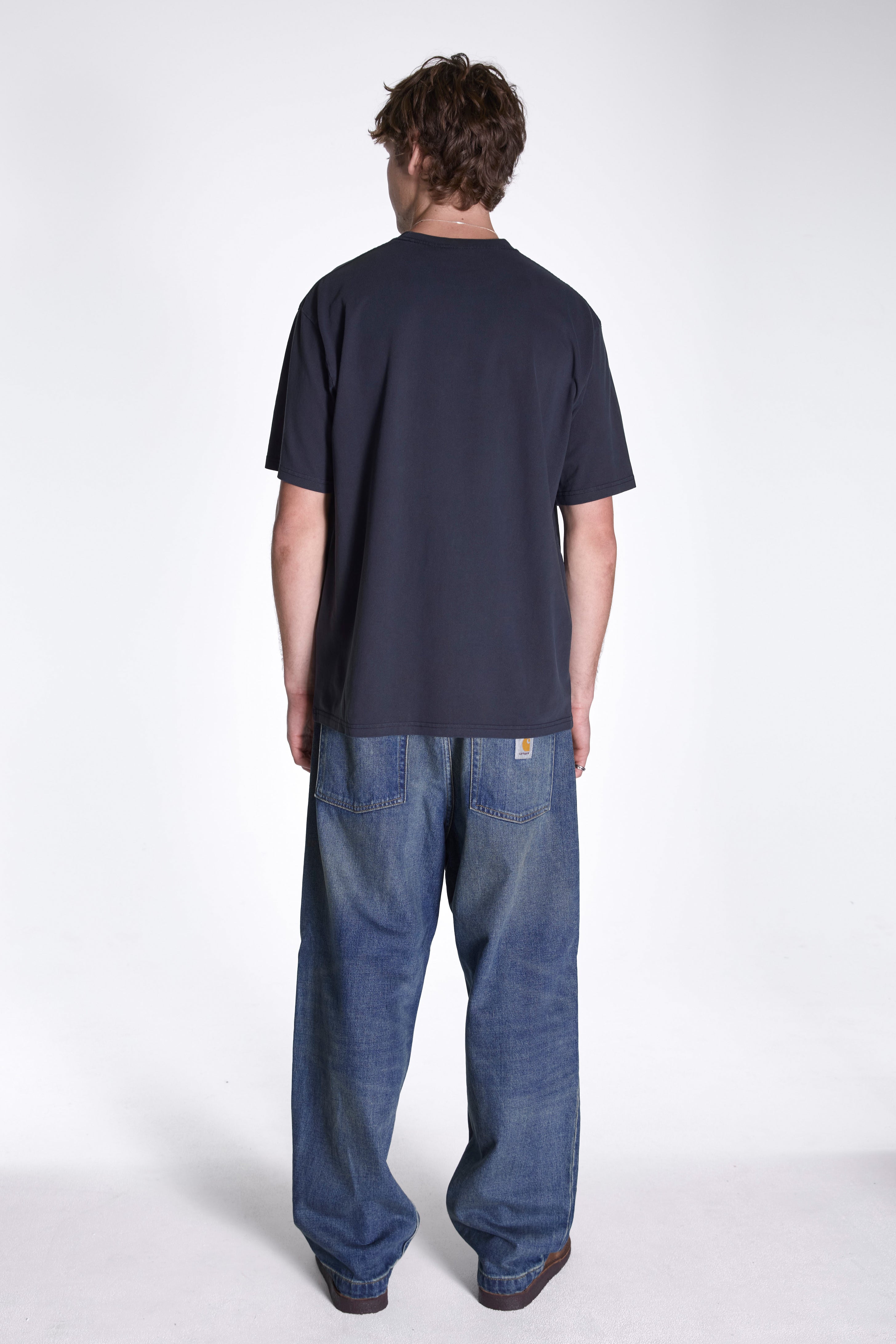 One Point Tee Pigment Dyed Navy Pigment