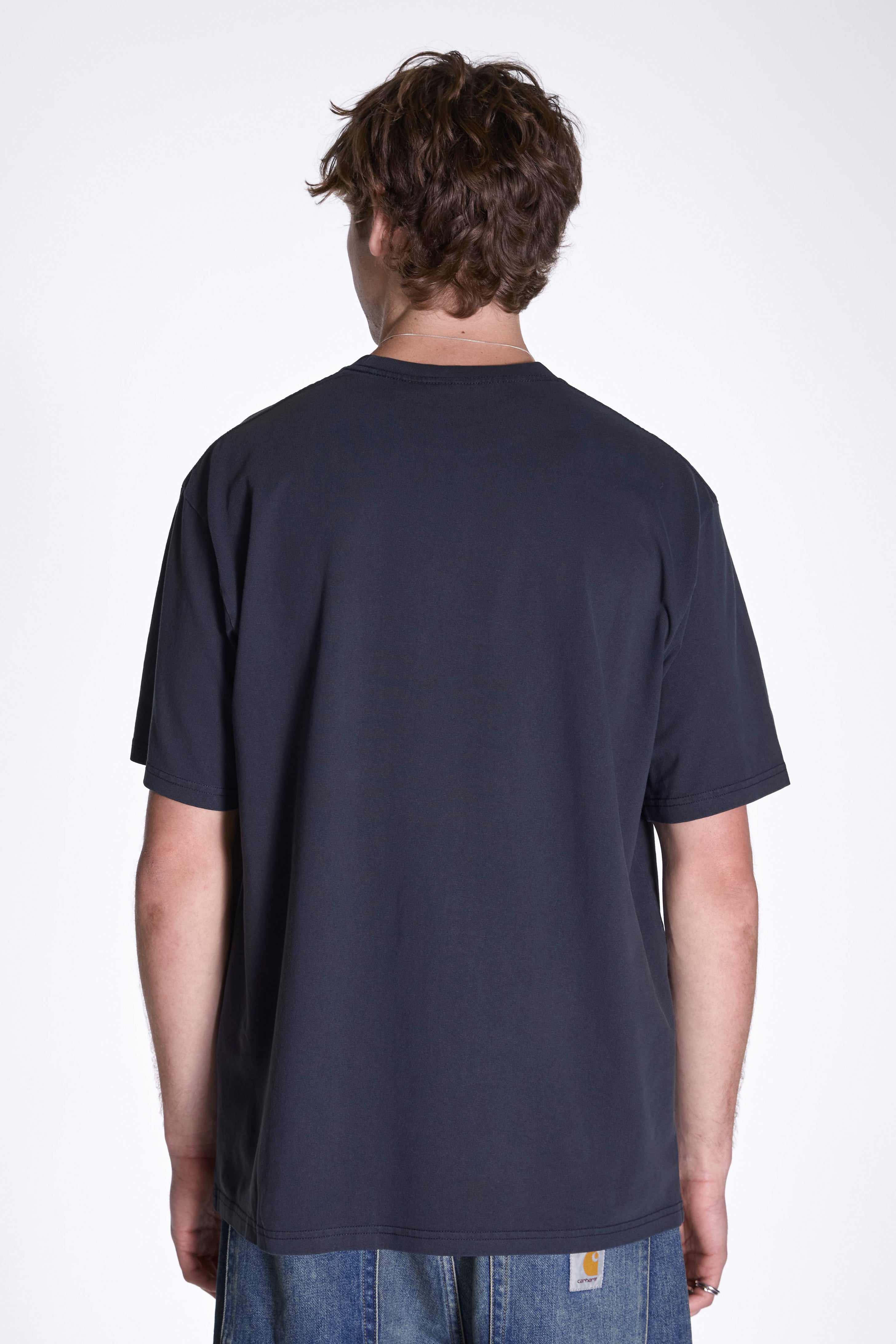 One Point Tee Pigment Dyed Navy Pigment