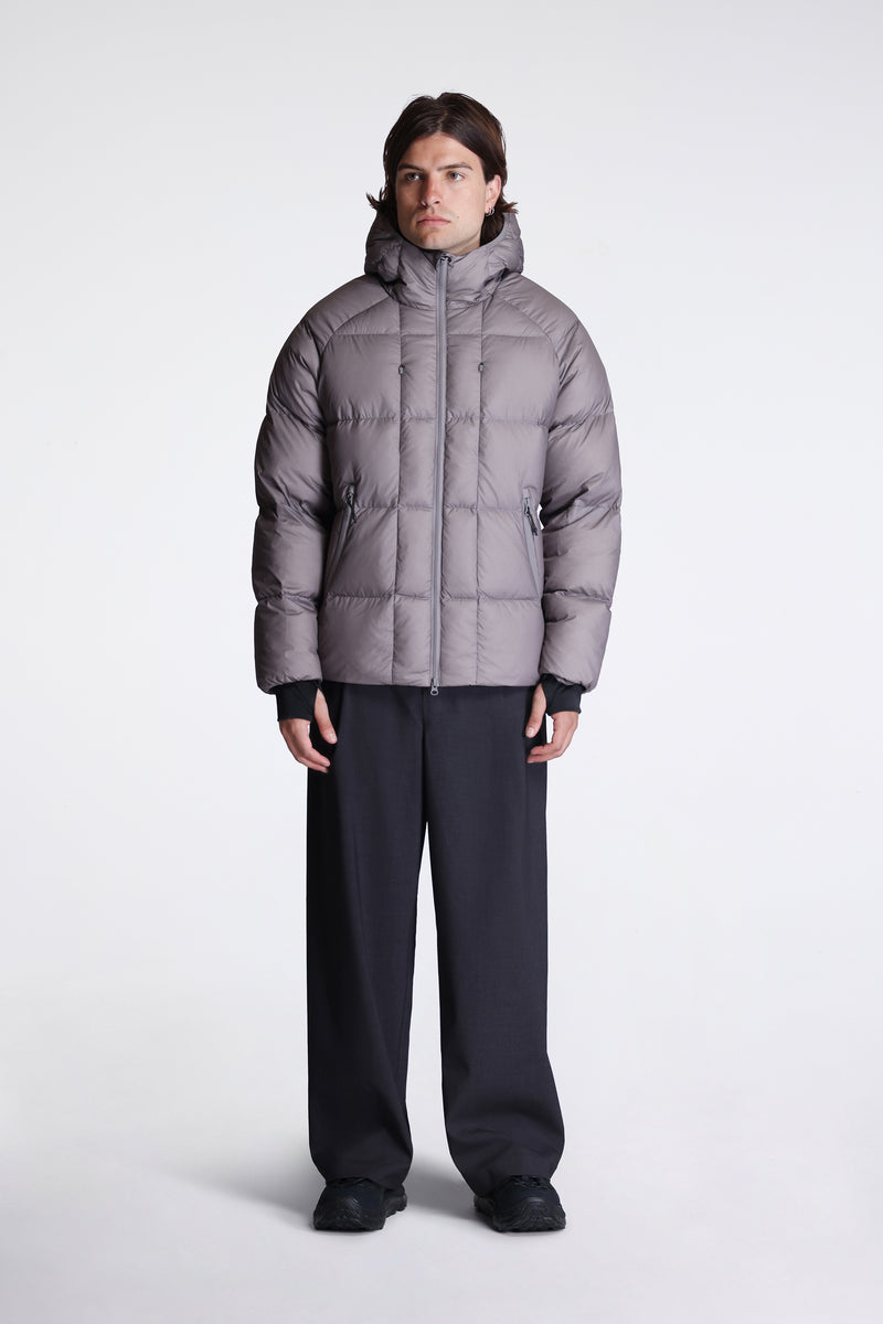 Horizon 800Fp Hooded Down Jacket Slate Brown