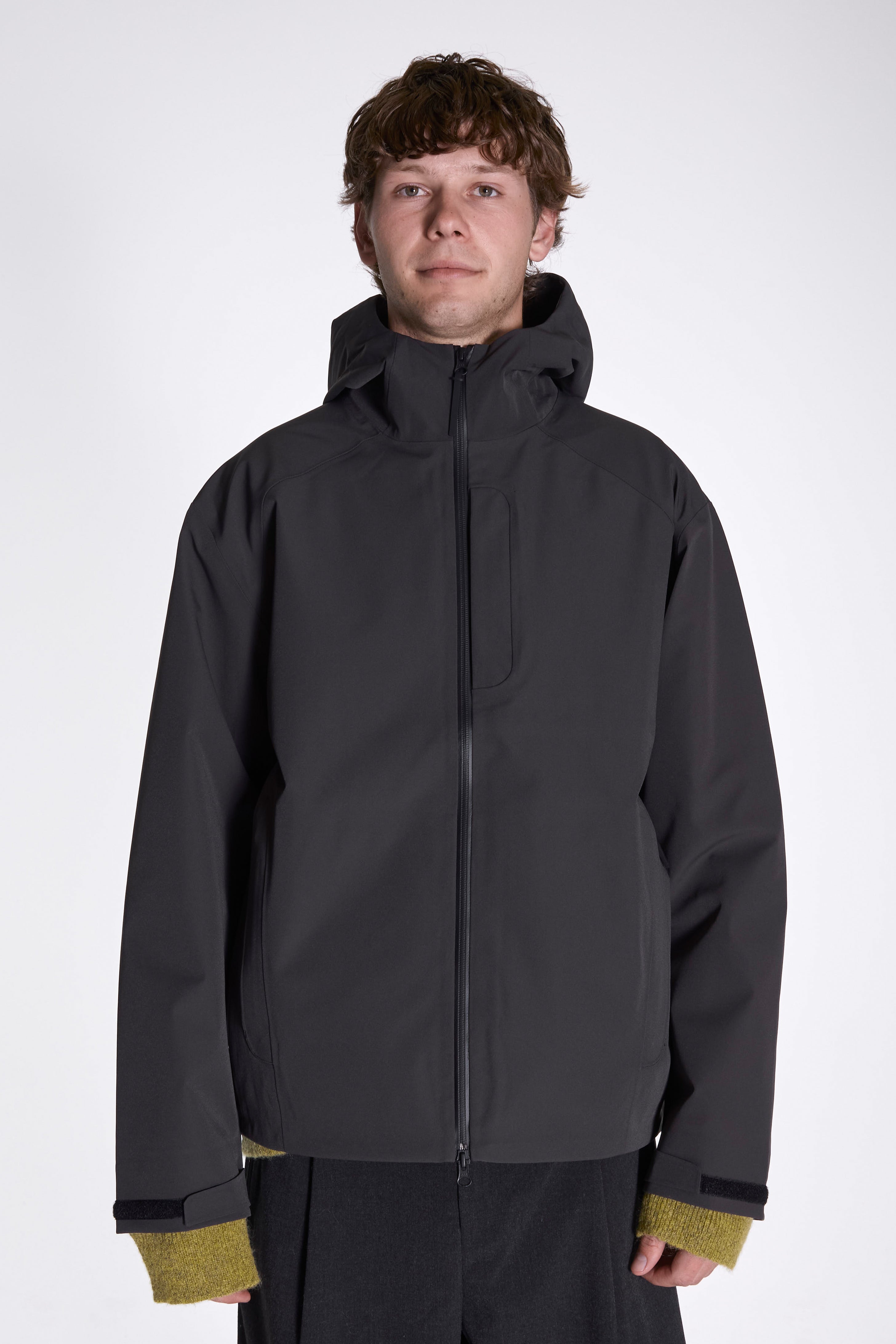 Arc 3L Shell Jacket Charcoal Black