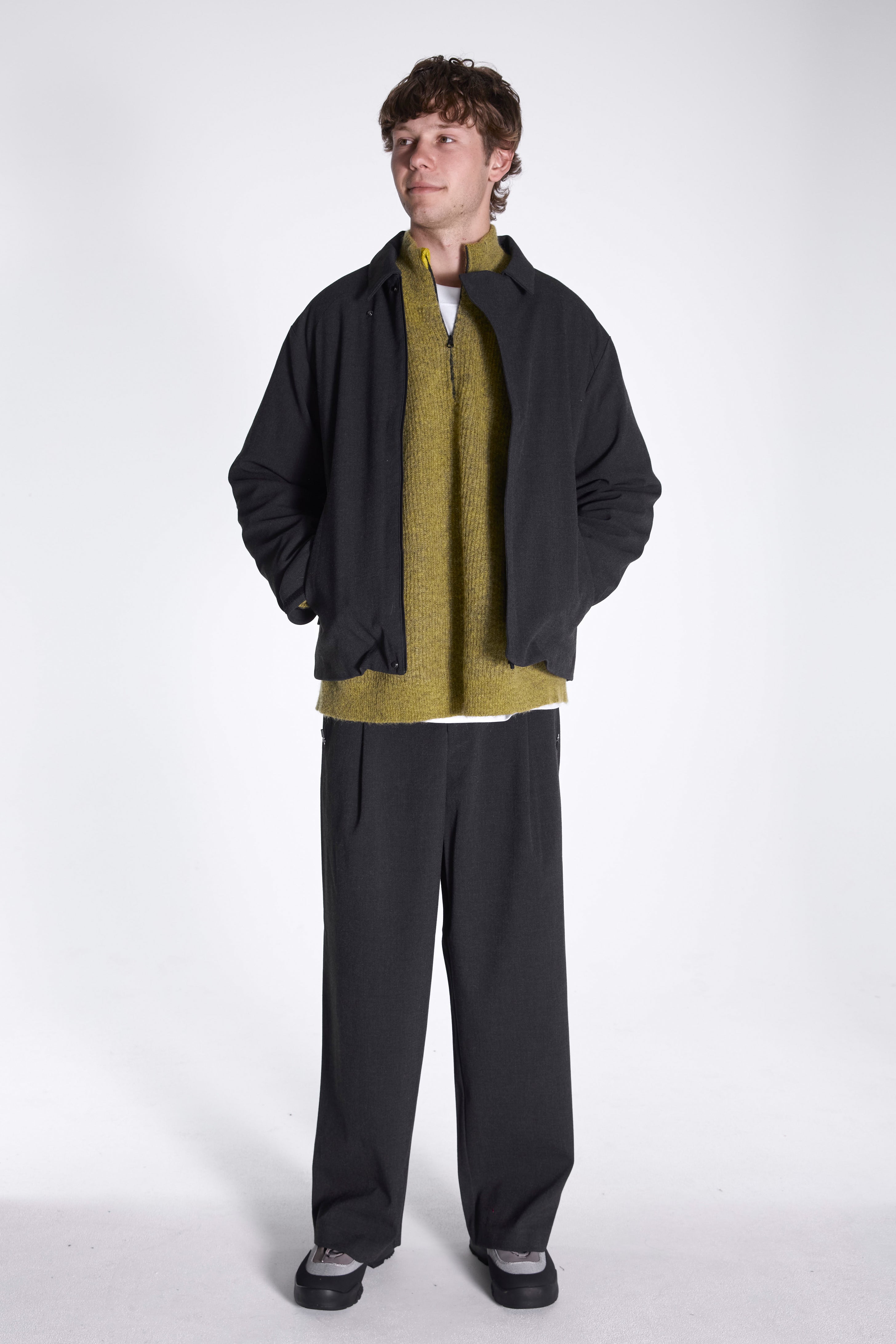 Waypoint Texture Jacket Dark Grey