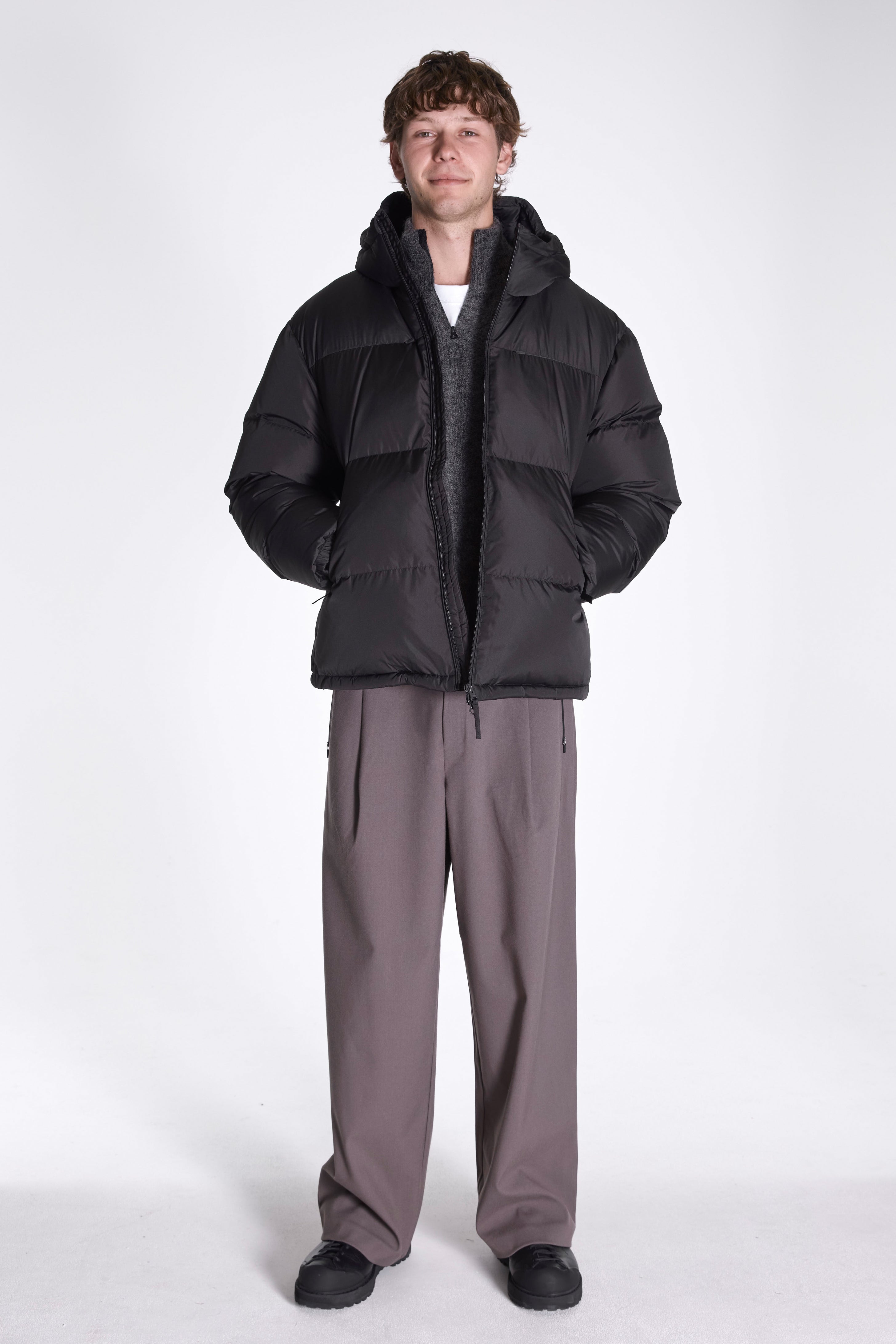 Element Down Jacket Charcoal Black
