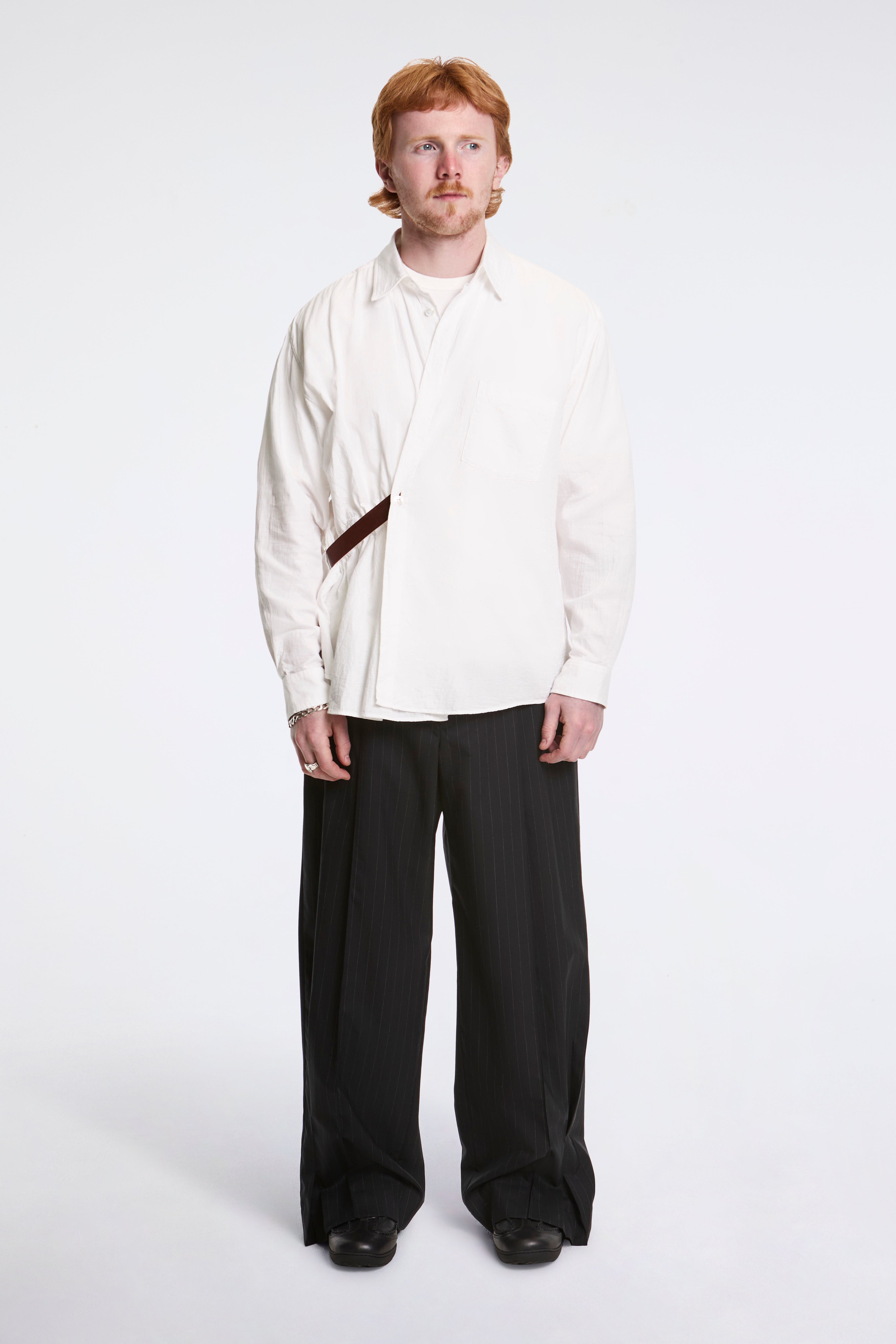 Asymmetric Shirt White