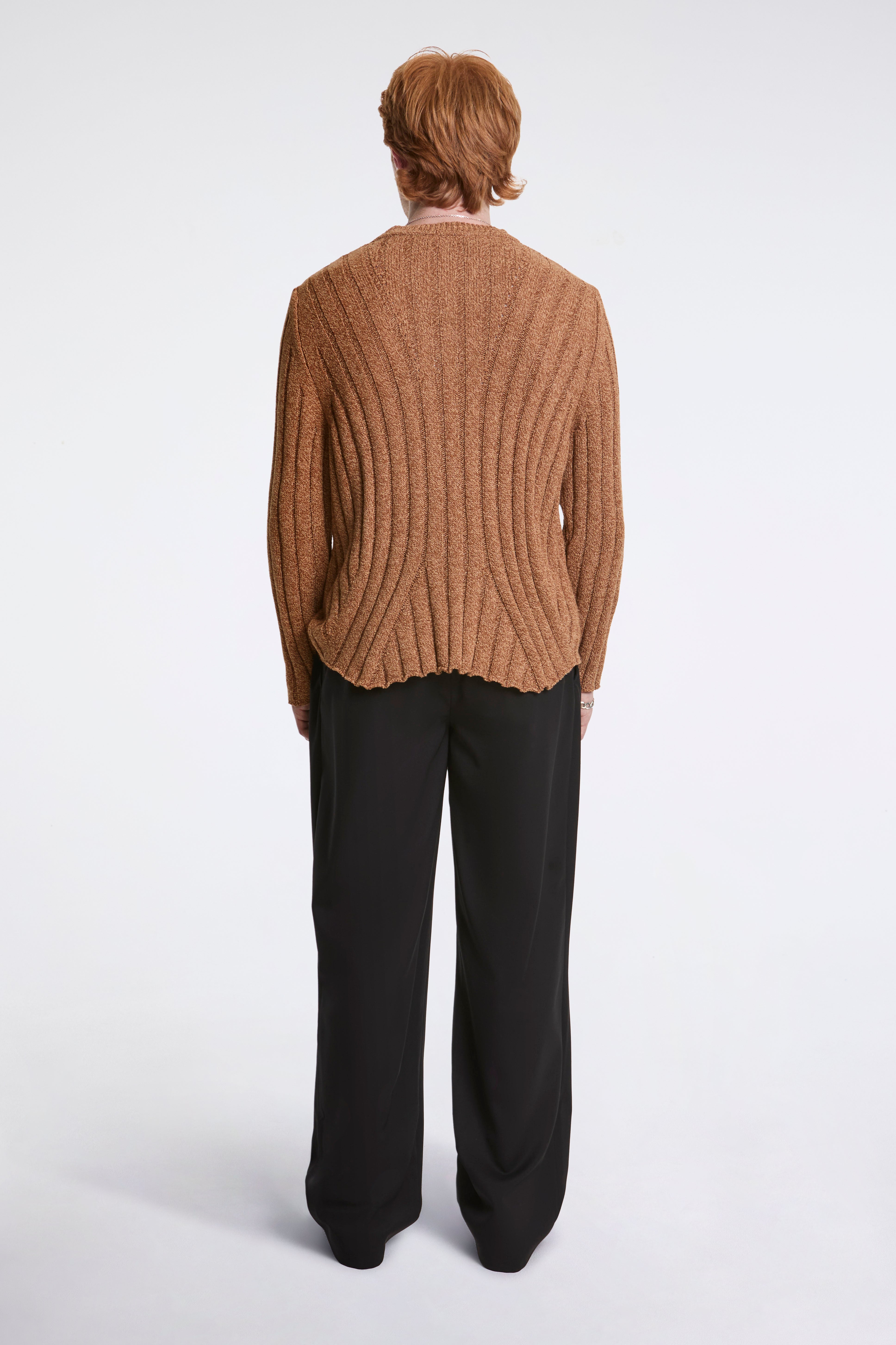Kada Knit Pullover Ochre Melange