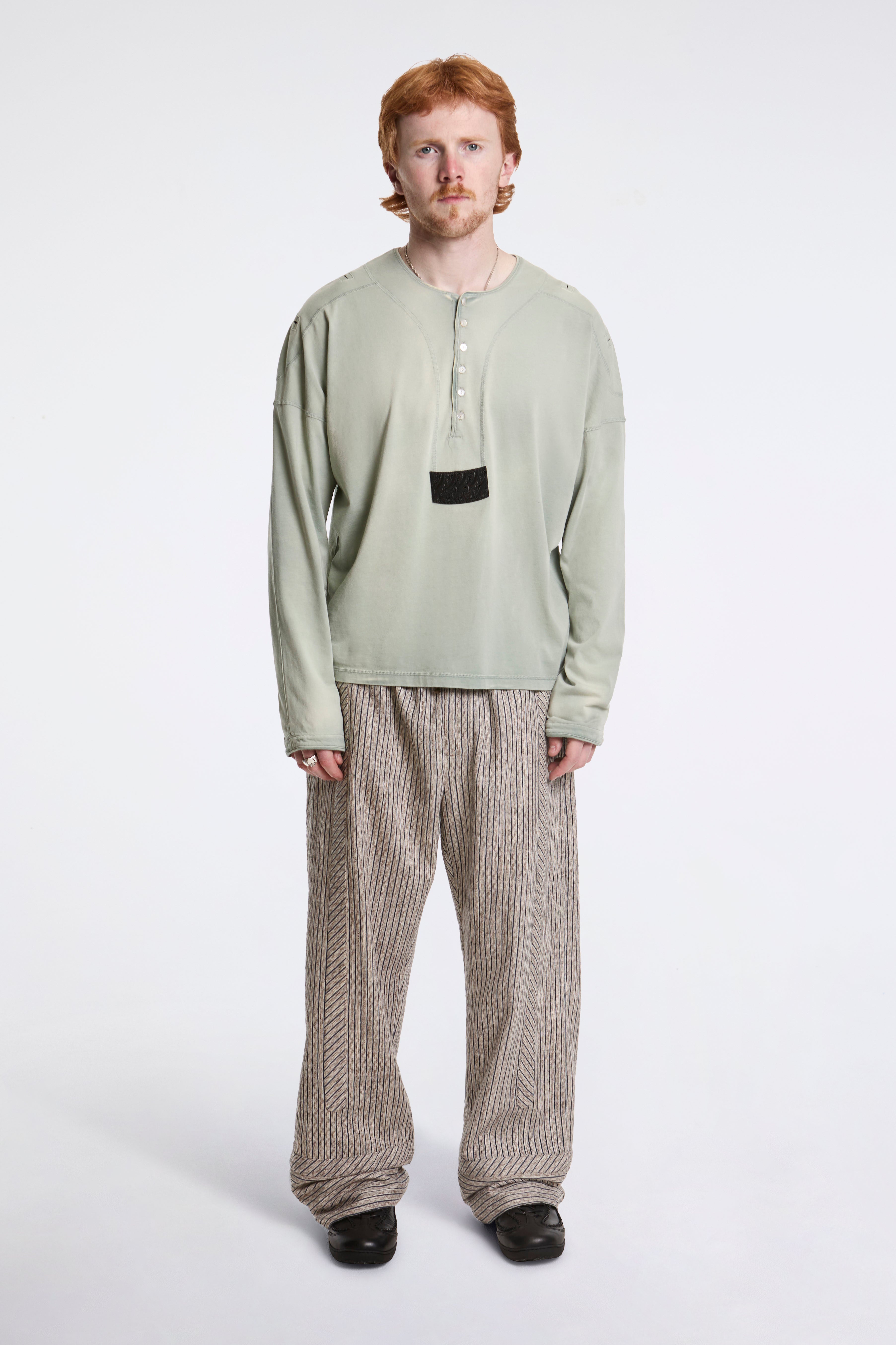 Sargo Long Sleeve Henley Seashore