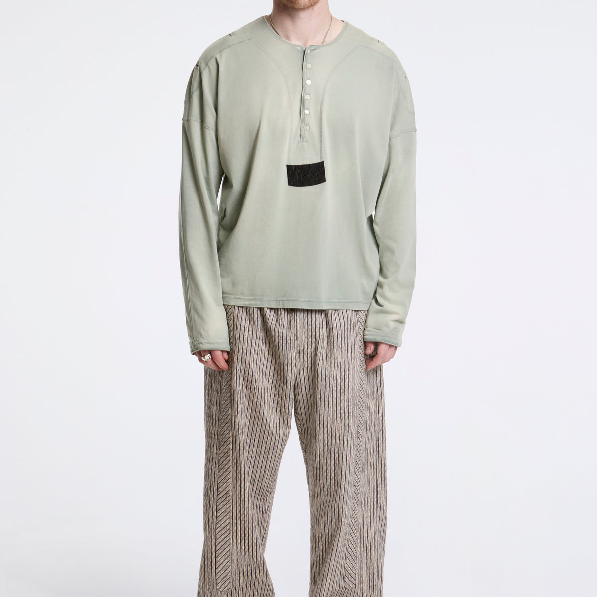 Kiko Kostadinov Kyan Trouser Tan & Blue | HAVN