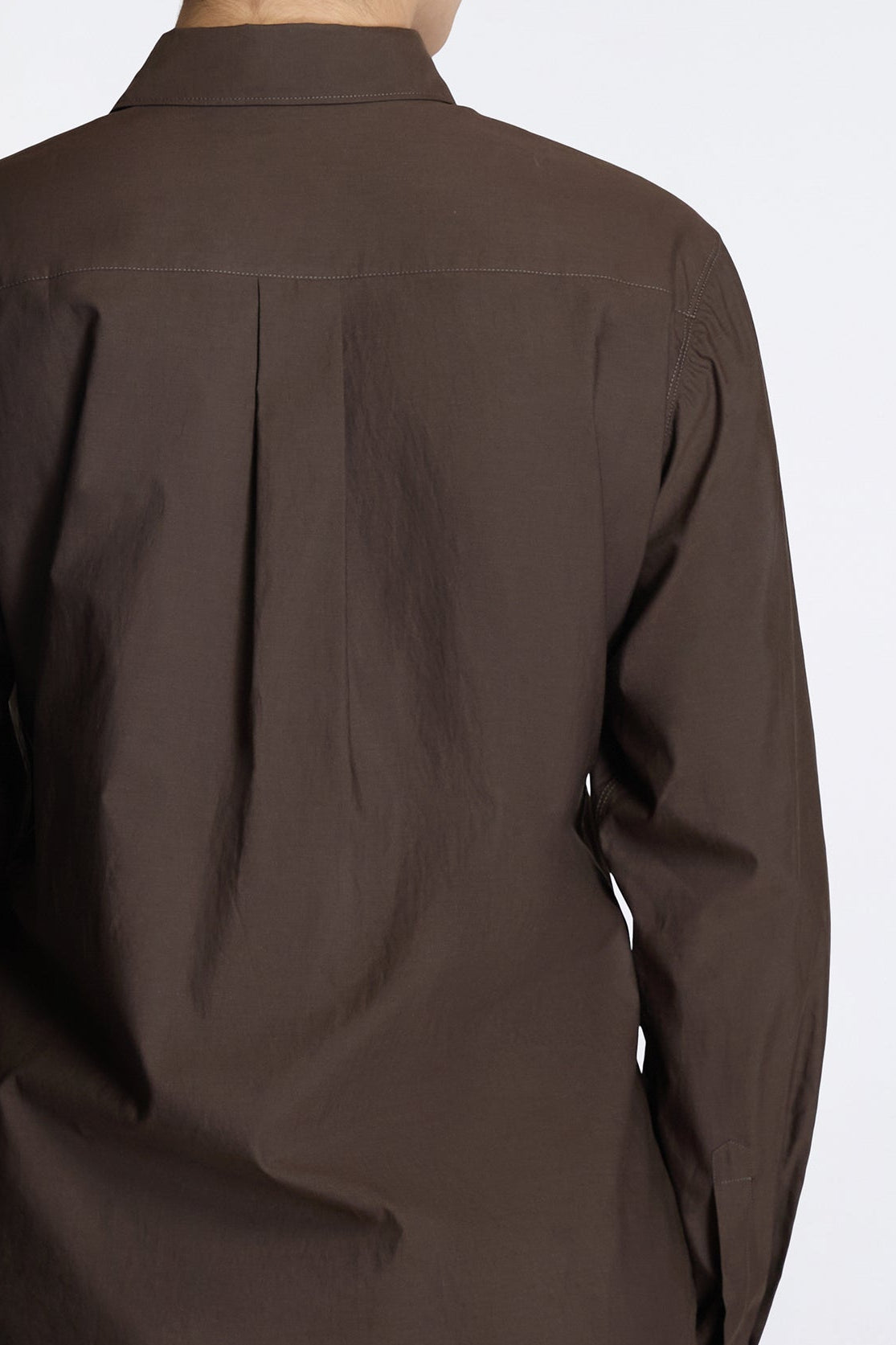 Pointed Collar Shirt Truffle