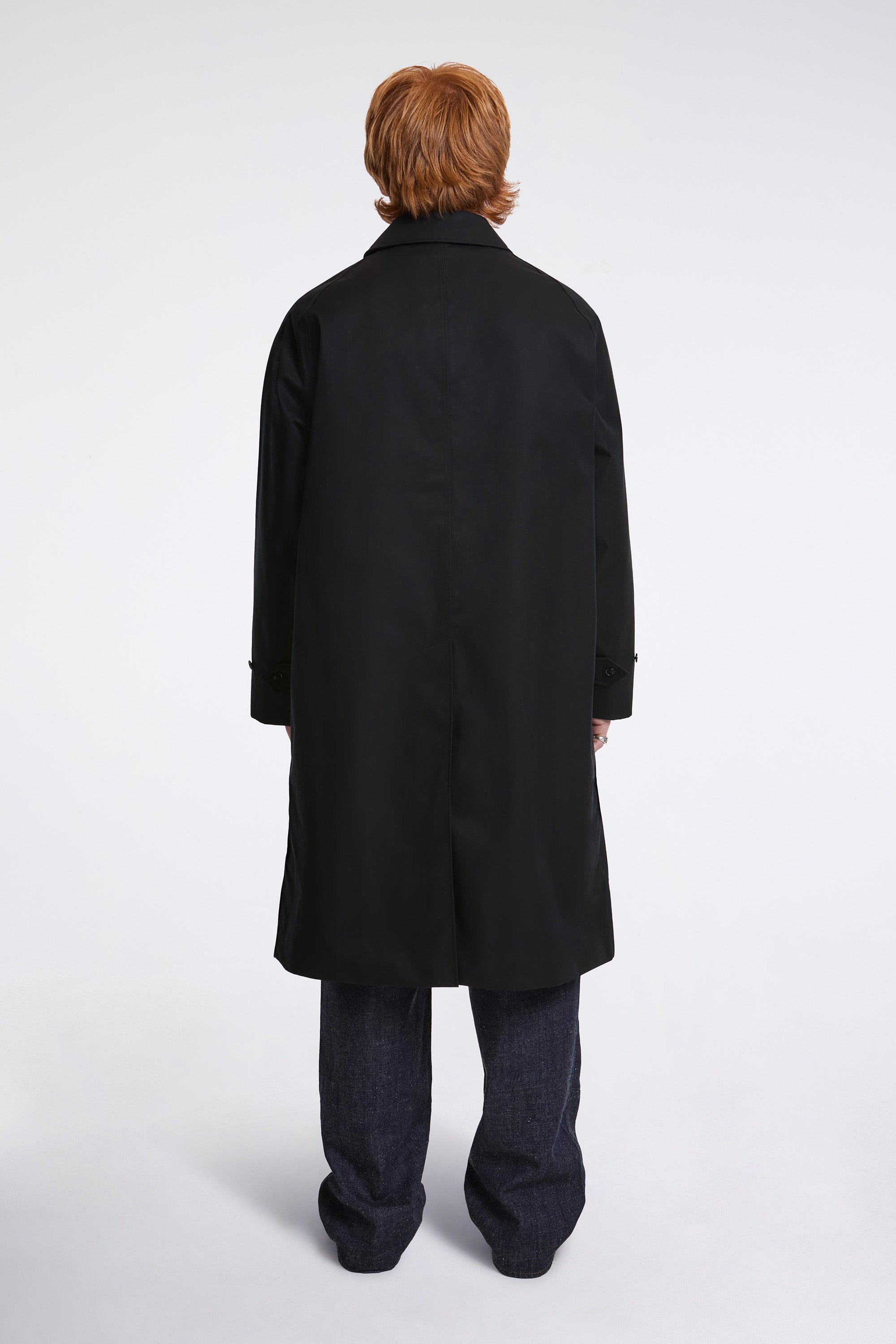 Nanamica 2L Cotton Gore-Tex Balmacaan Coat Black | HAVN