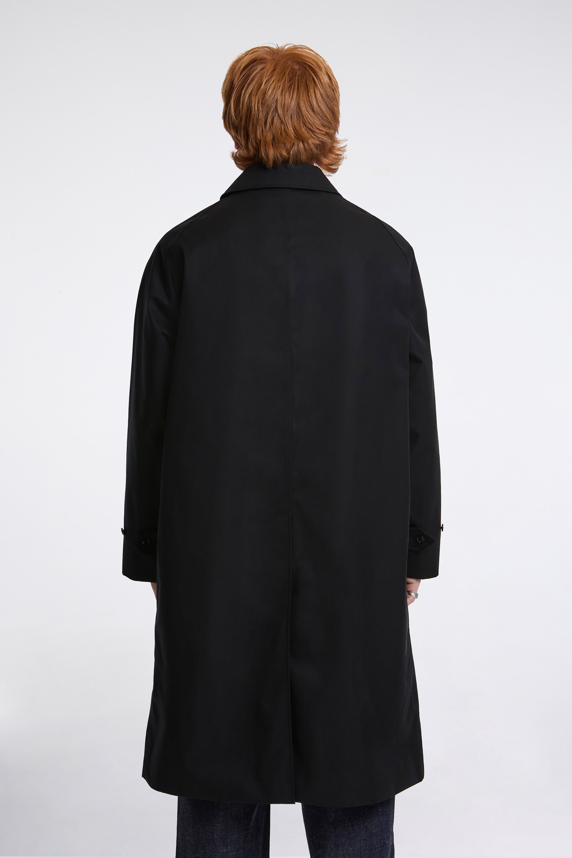 Nanamica 2L Cotton Gore-Tex Balmacaan Coat Black | HAVN
