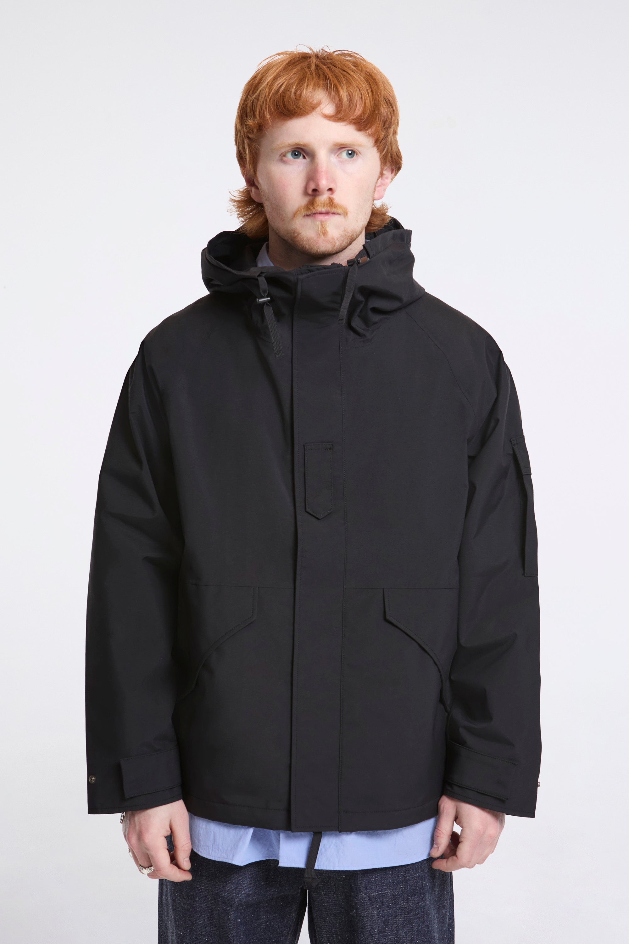 Nanamica 2L Nylon Gore-Tex Cruiser Jacket Black | HAVN