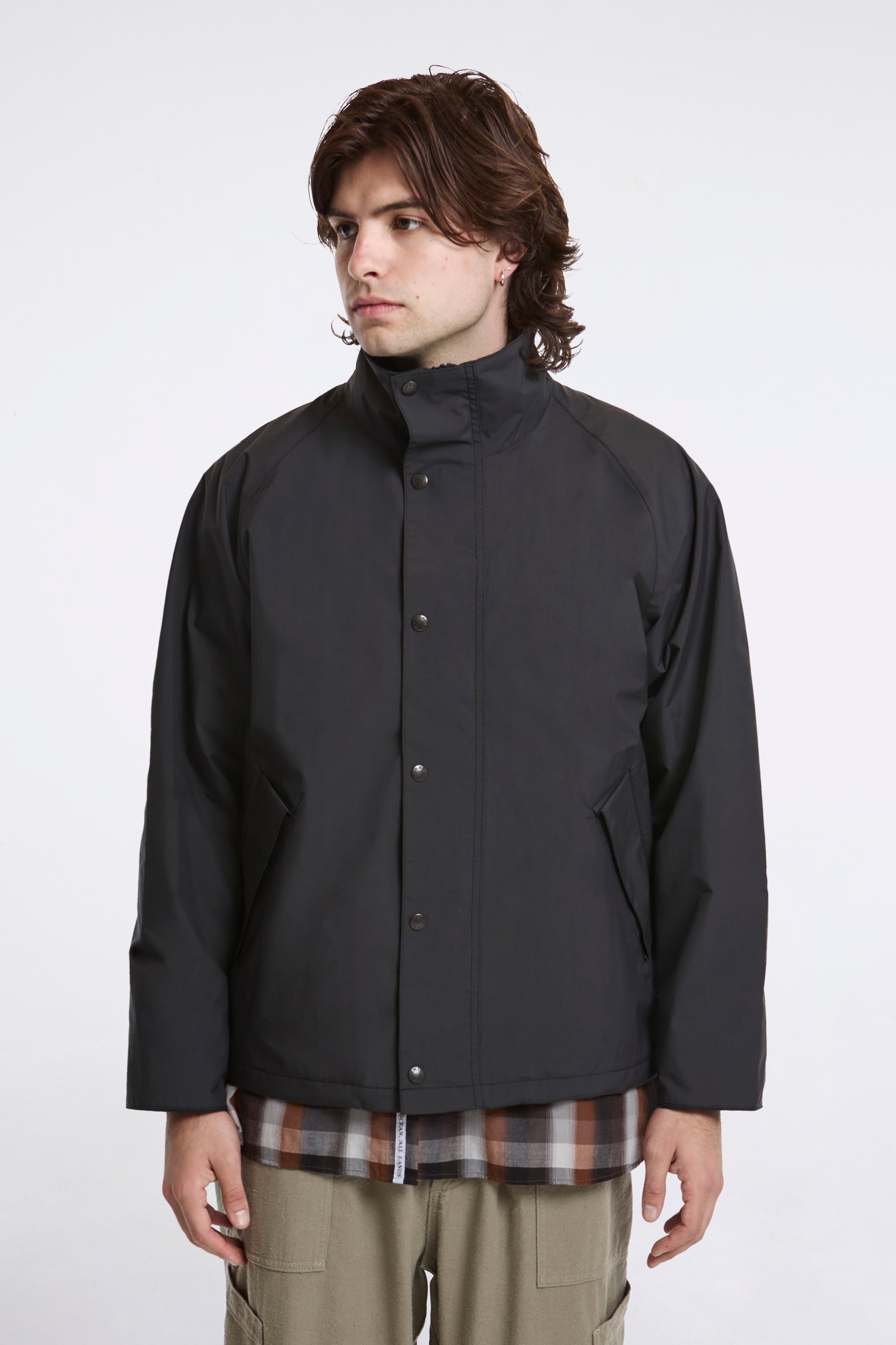 Nanamica 2L Pertex Unlimited Field Short Jacket Black | HAVN