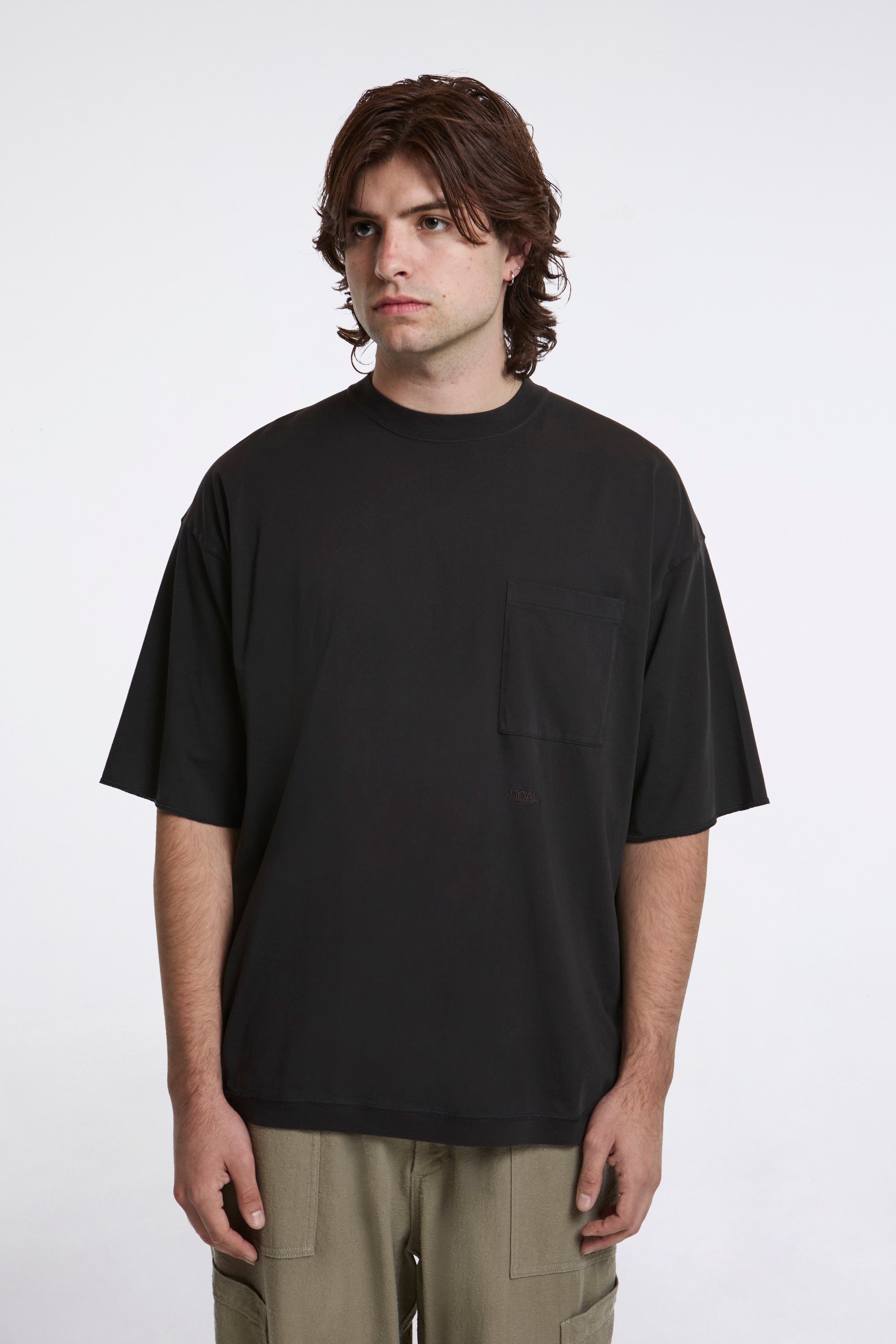 Nanamica OOAL Pocket Tee Charcoal | HAVN