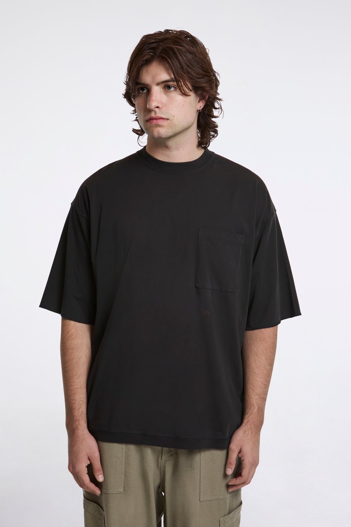 Nanamica OOAL Pocket Tee Charcoal | HAVN