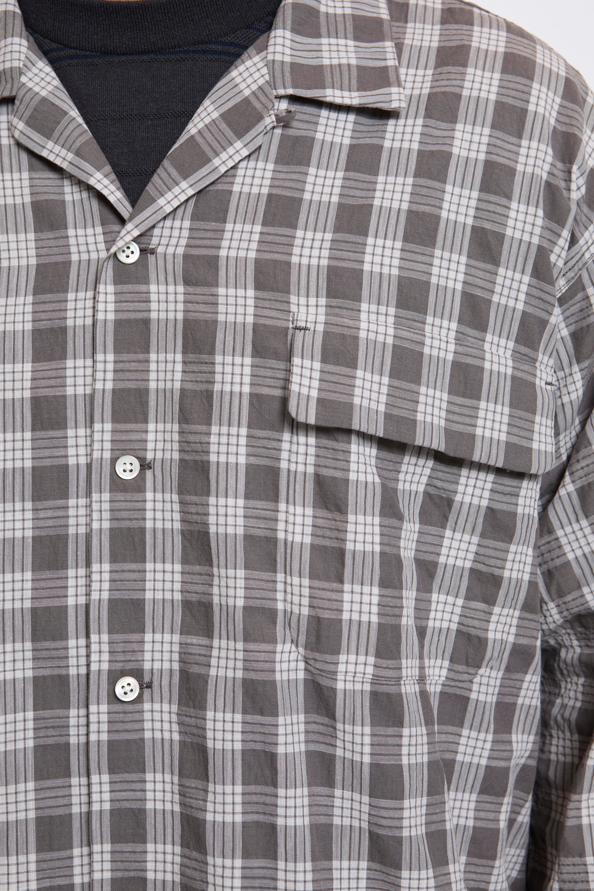 Palaka Check Shirt Gray