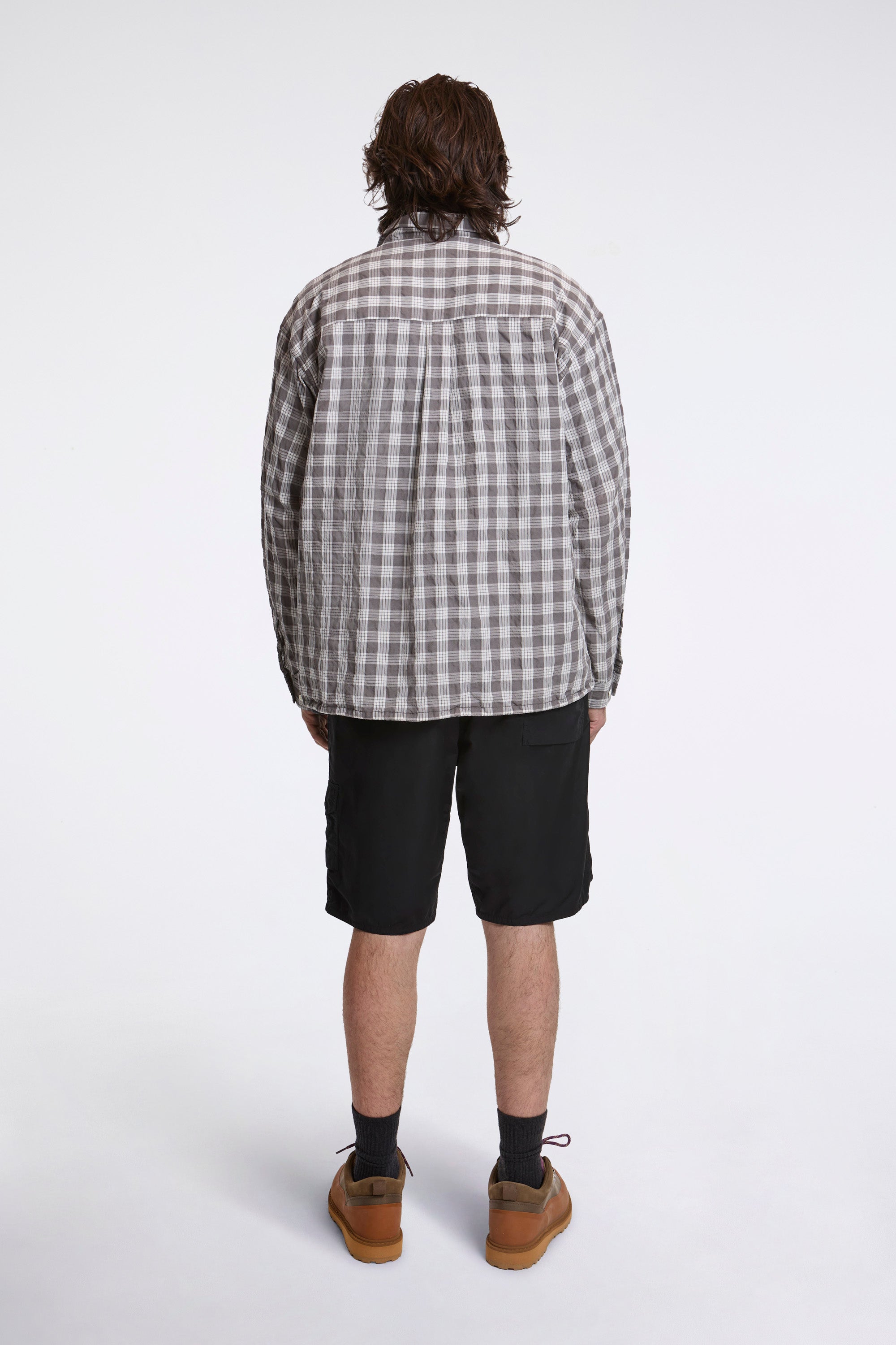 Palaka Check Shirt Gray