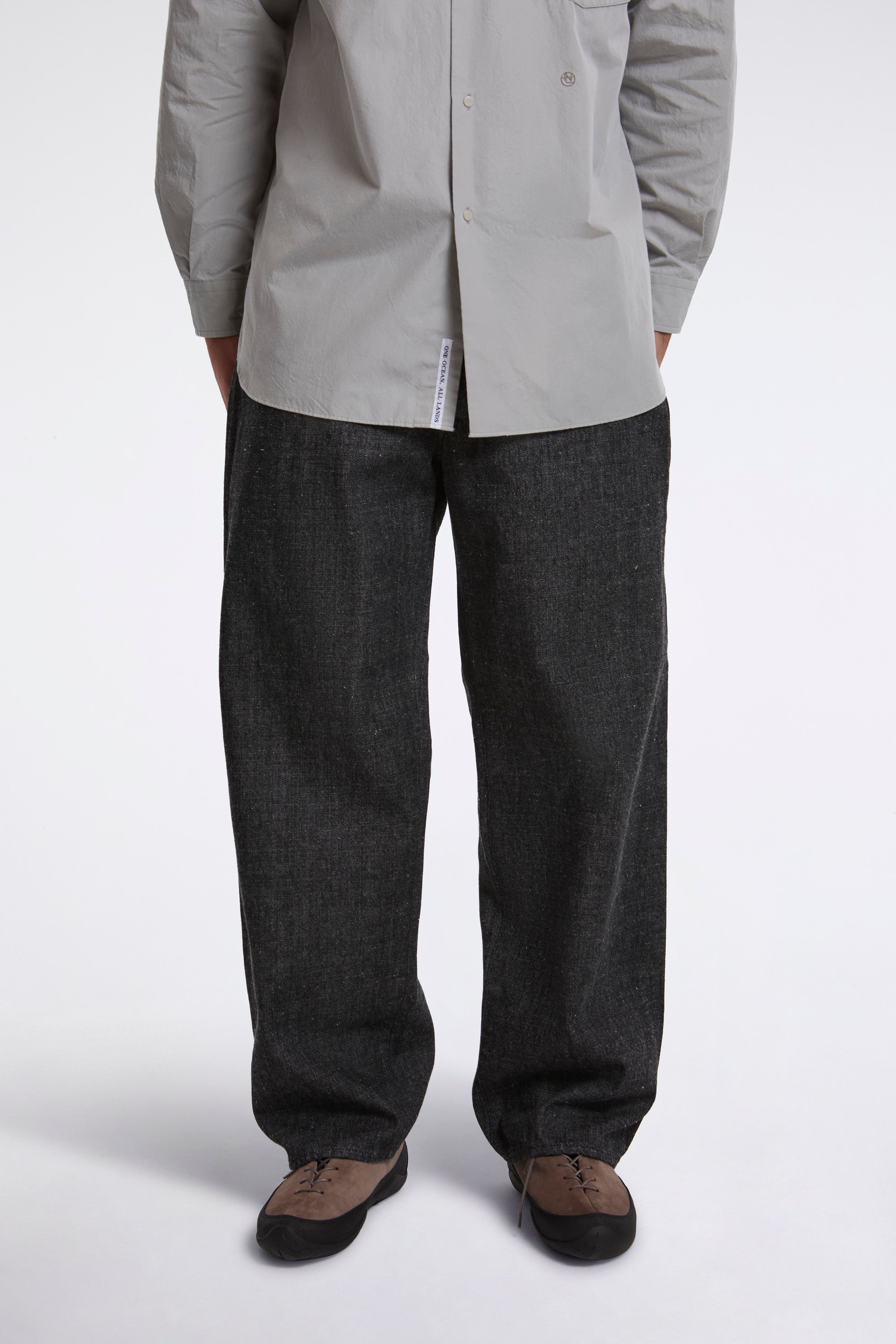 Selvage Denim Pants Black