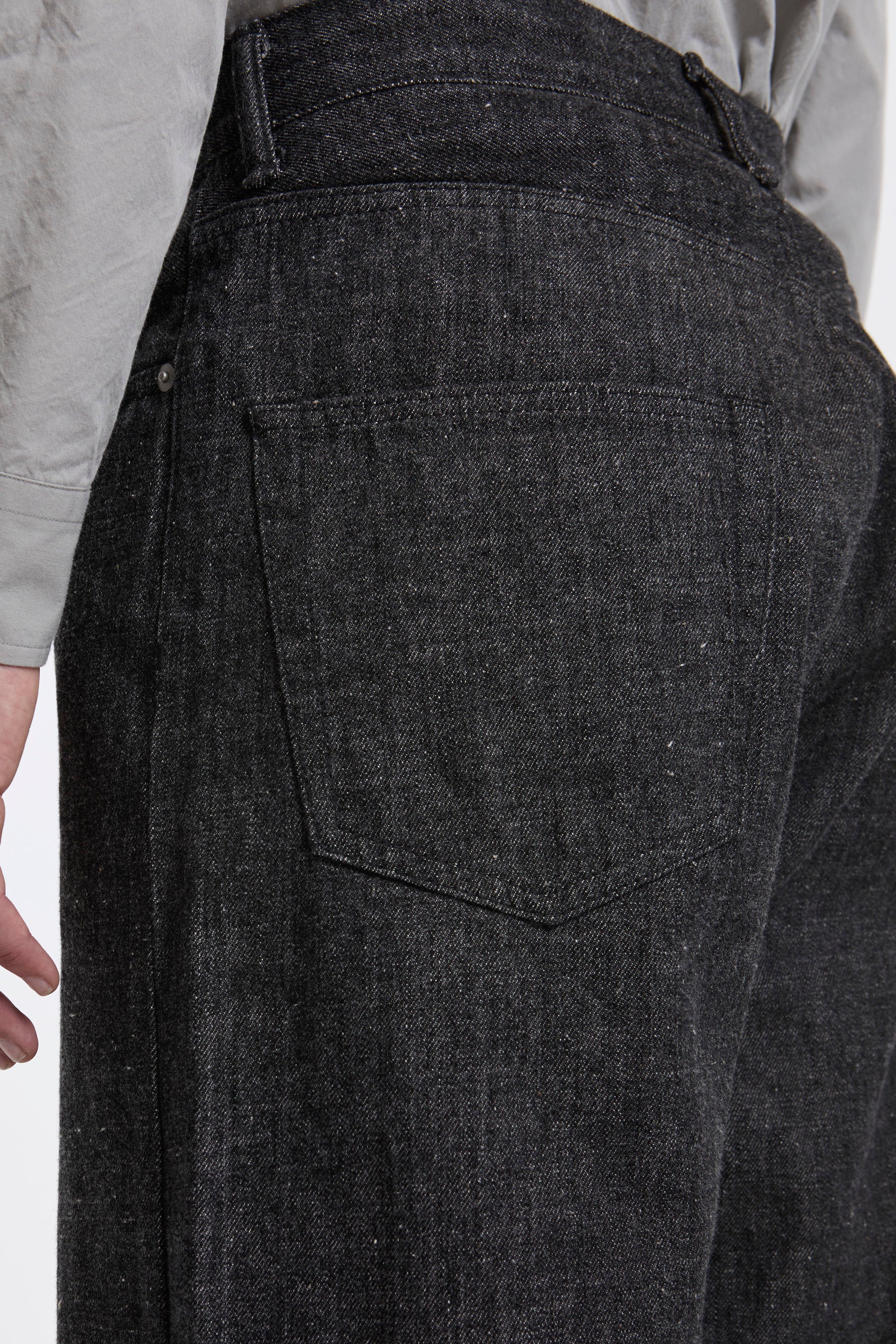 Selvage Denim Pants Black