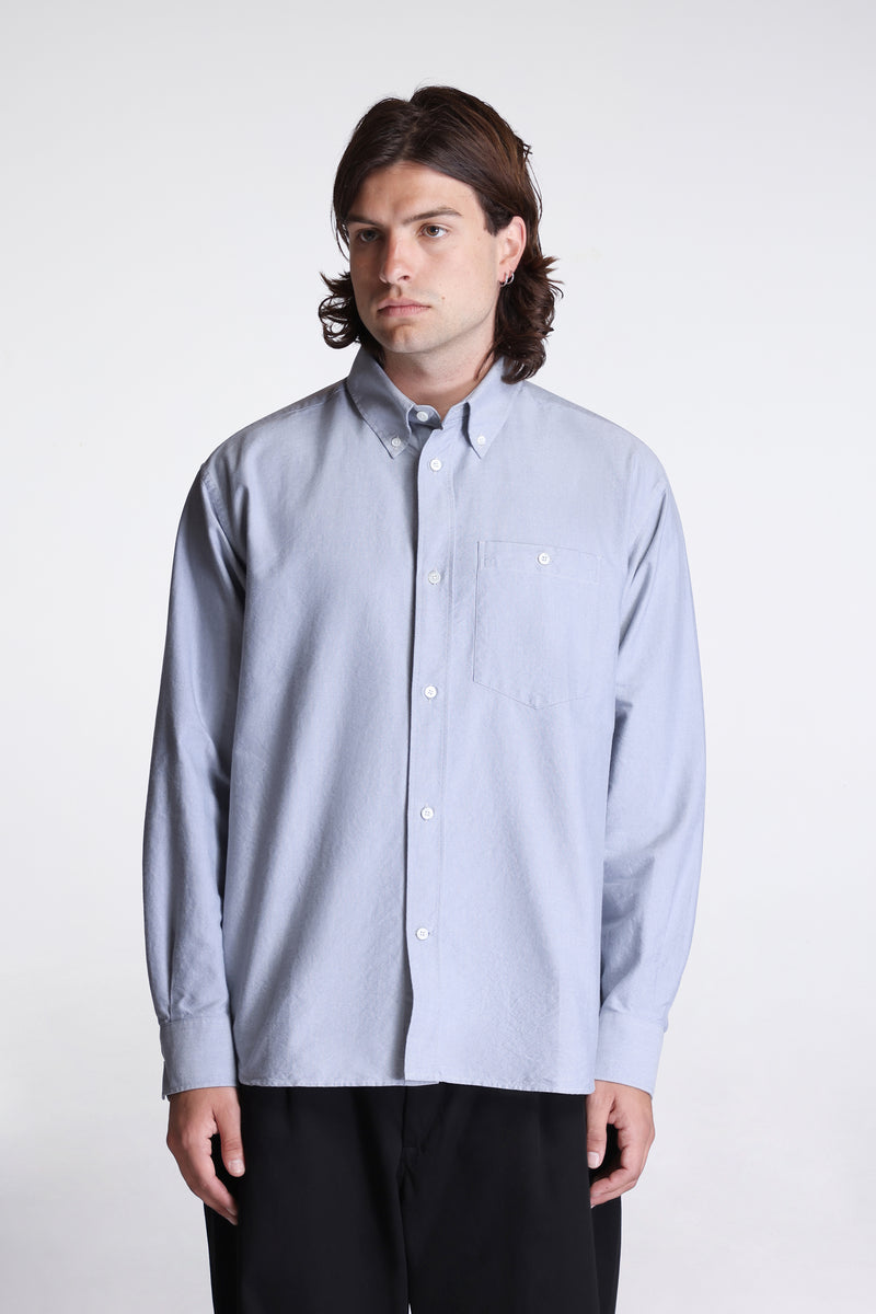 Falster Oversize Oxford Bd Shirt Aleutian Blue