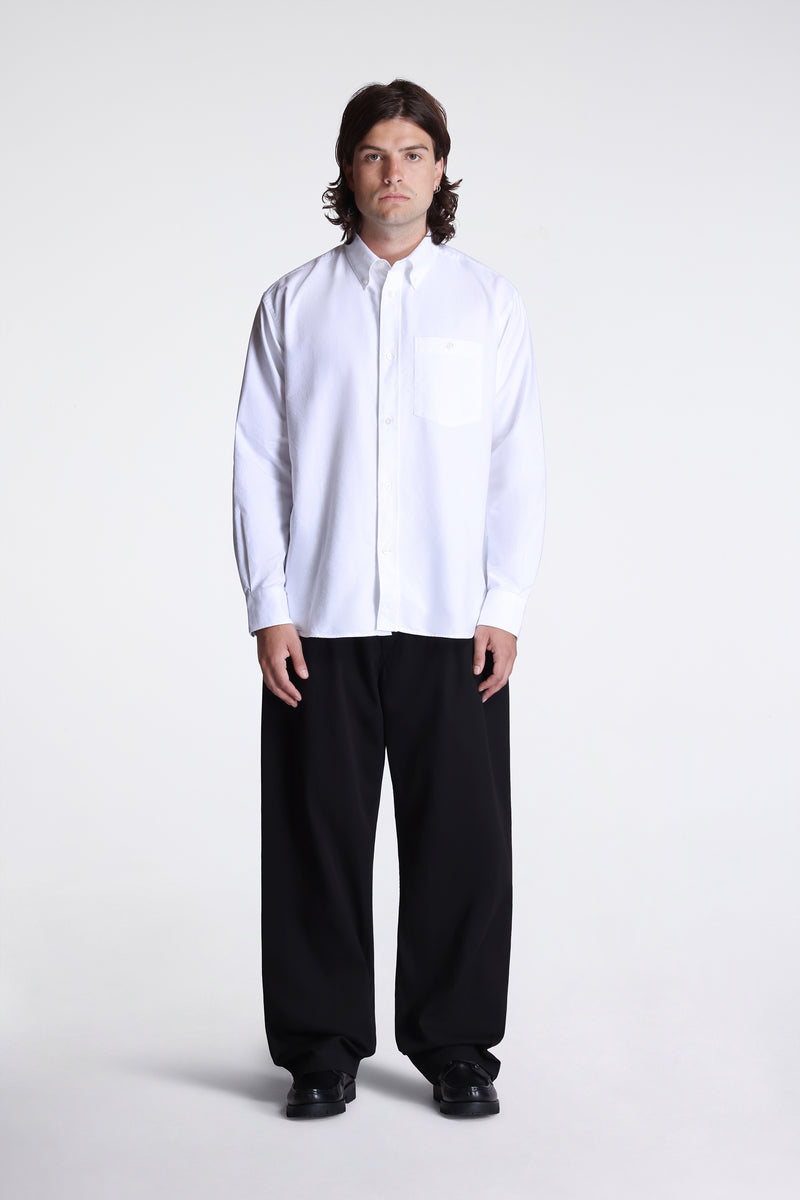 Falster Oversize Oxford Bd Shirt White