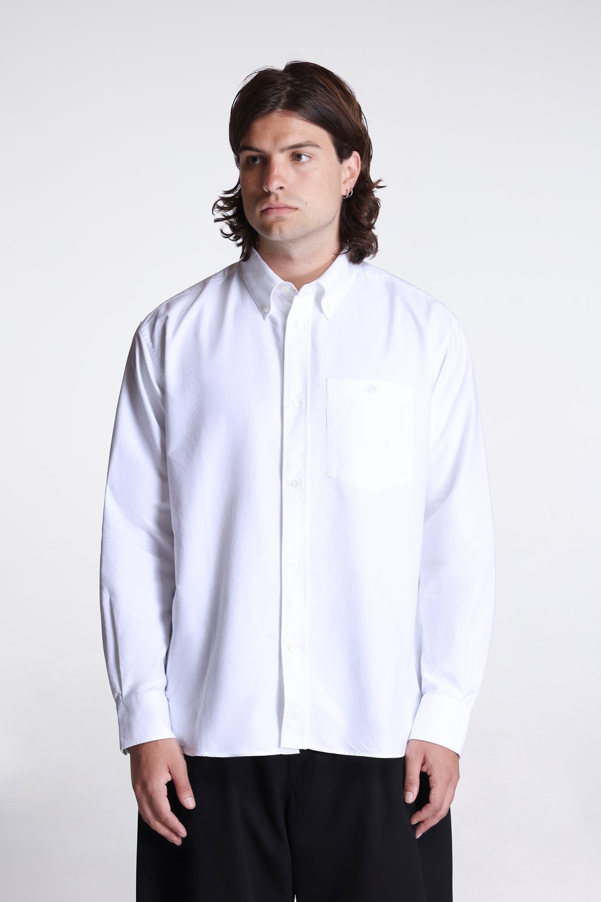 Falster Oversize Oxford Bd Shirt White