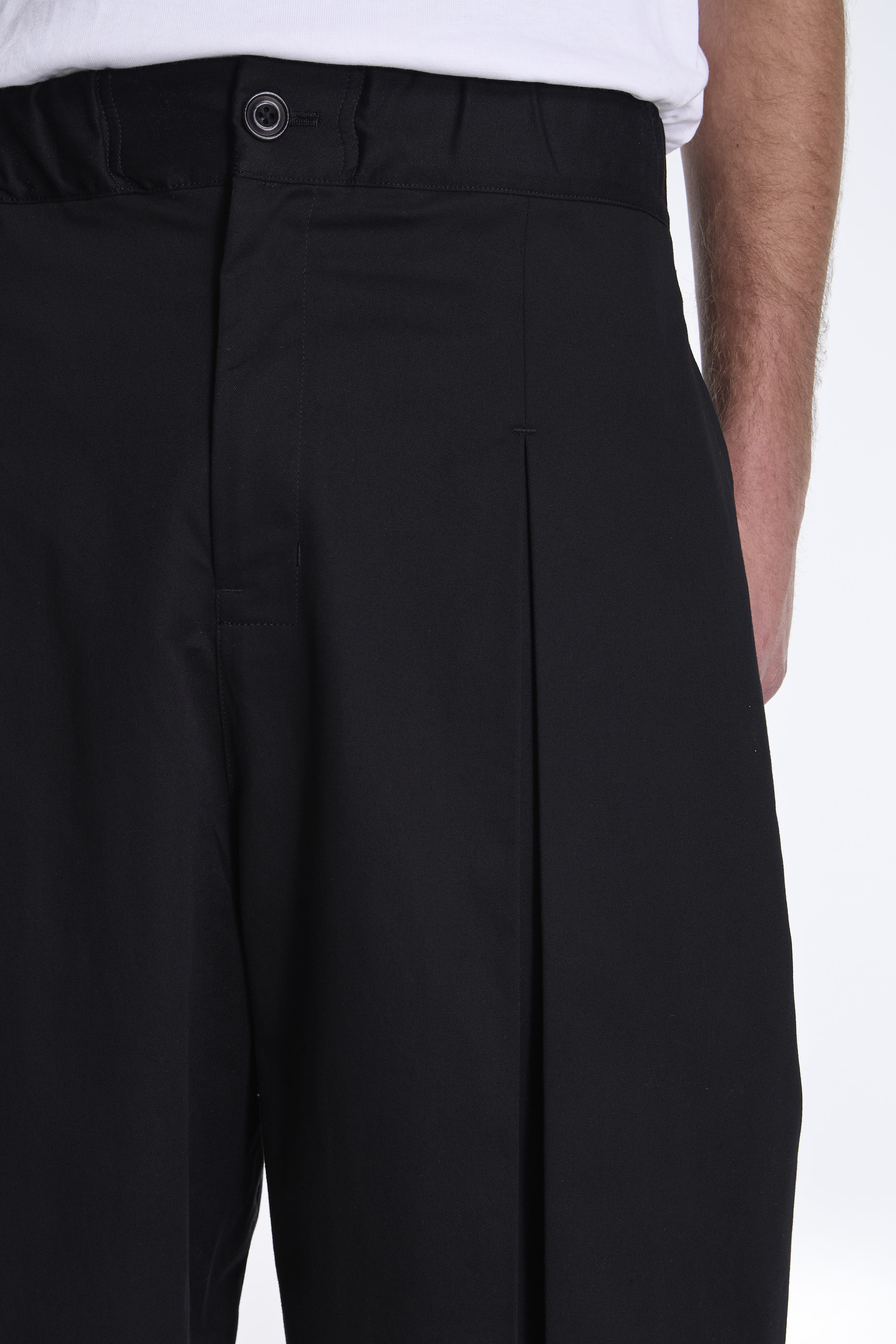 Box Pleat Trouser Black