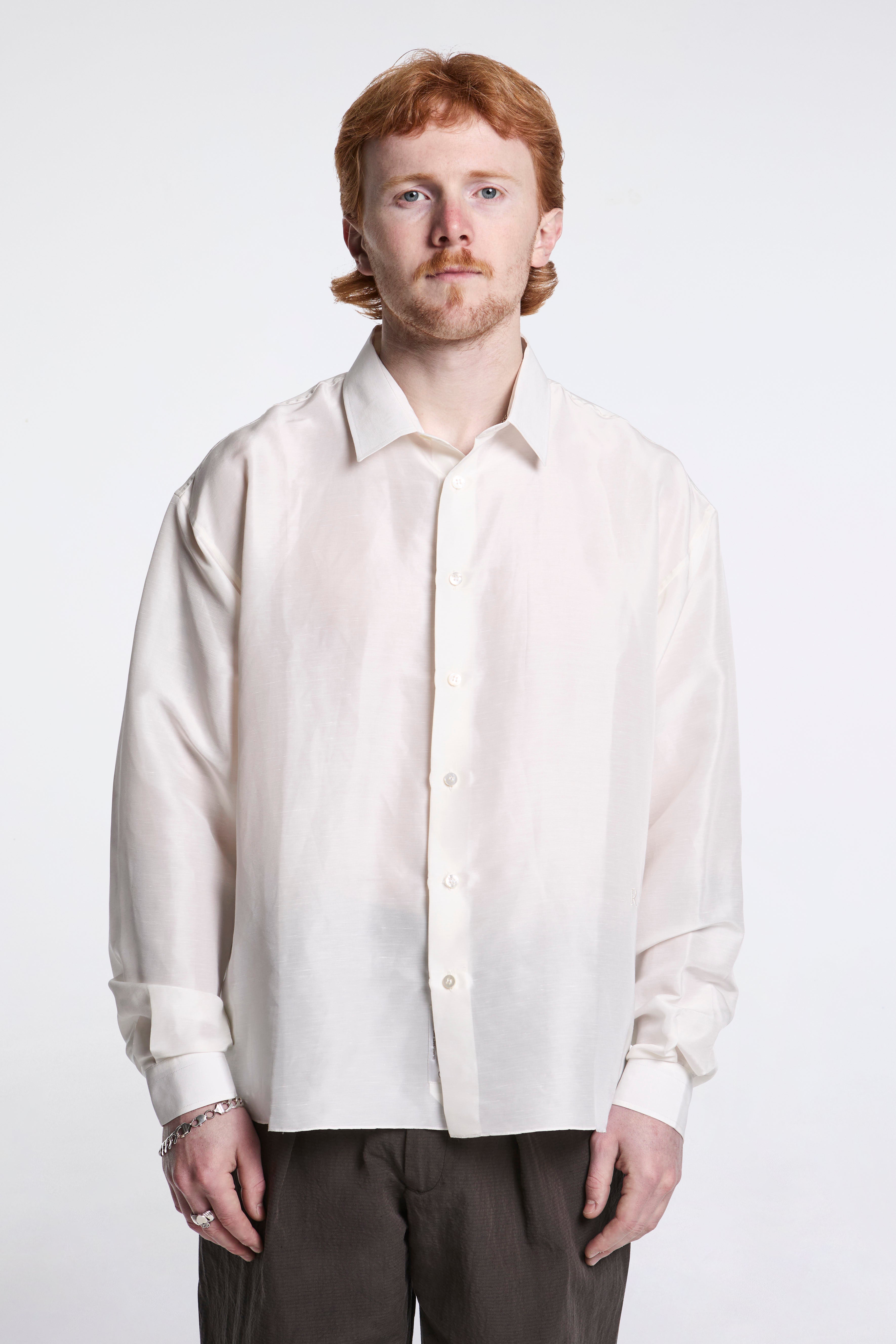Field Silk Linen Shirt Ivory