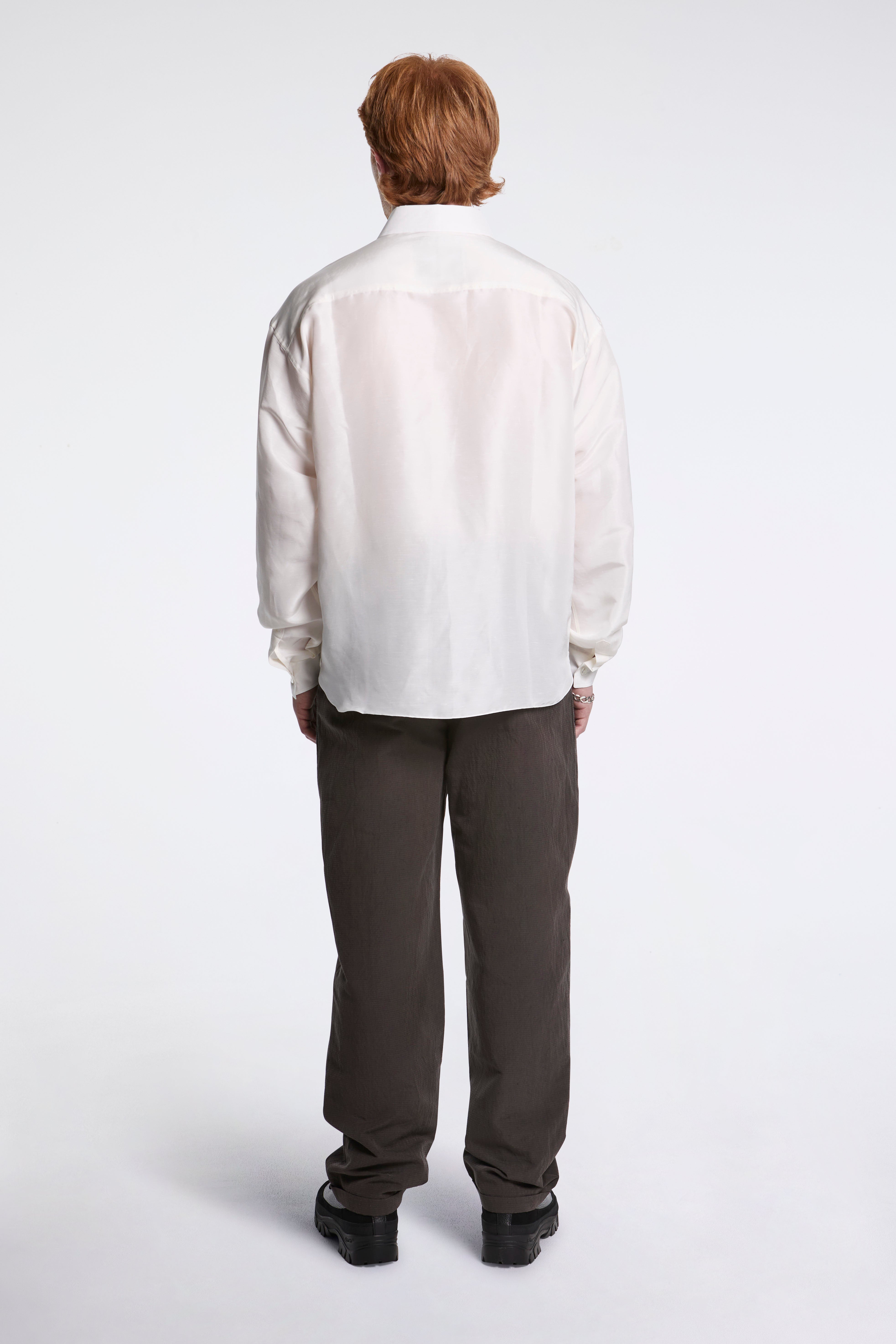 Field Silk Linen Shirt Ivory