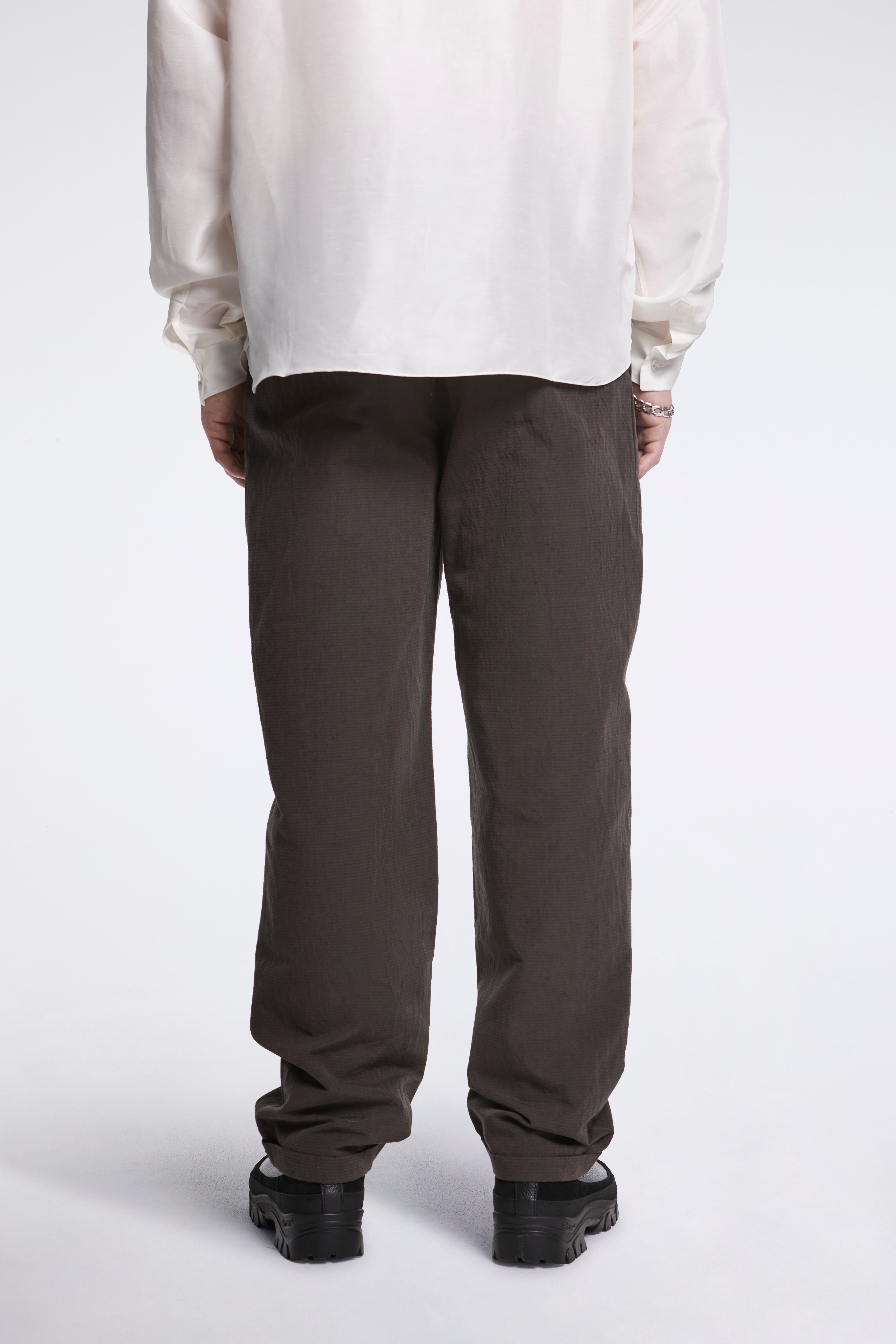 Fold Tailored Pants Black Coffee