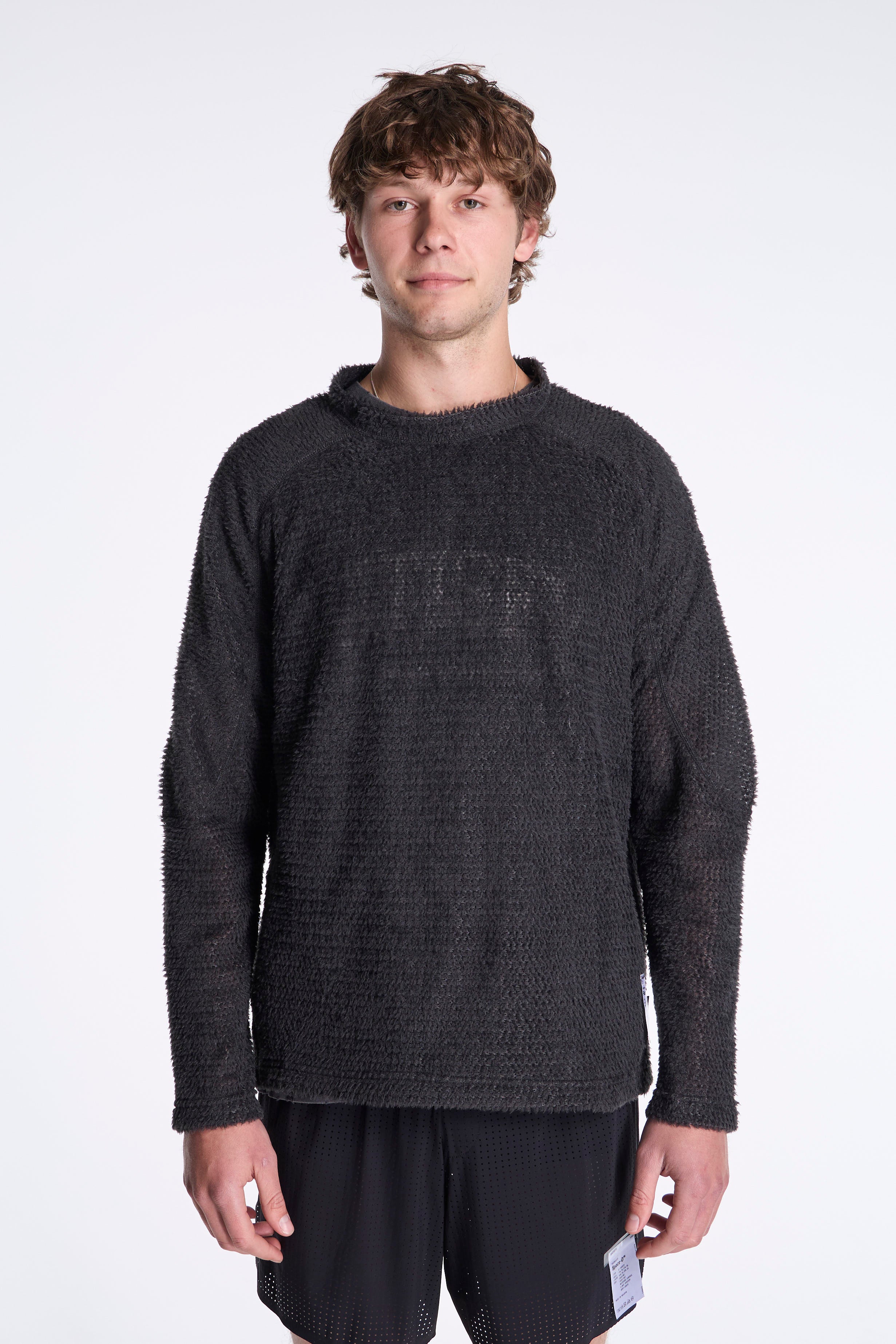 トップス satisfy running FuzzFleece AD Long Tee L FuzzFleece™ AD