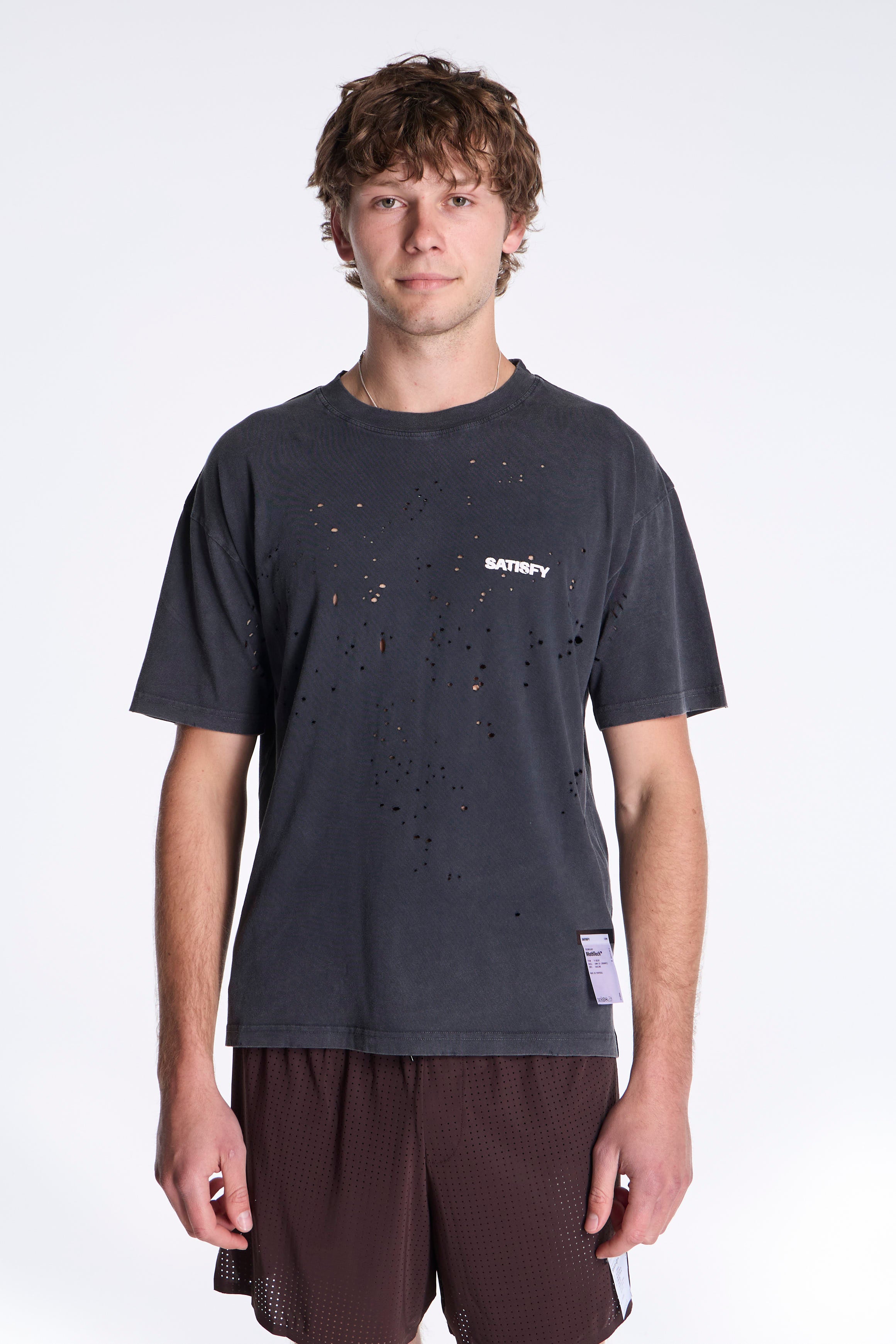 MothTech Logo T-Shirt Aged Black
