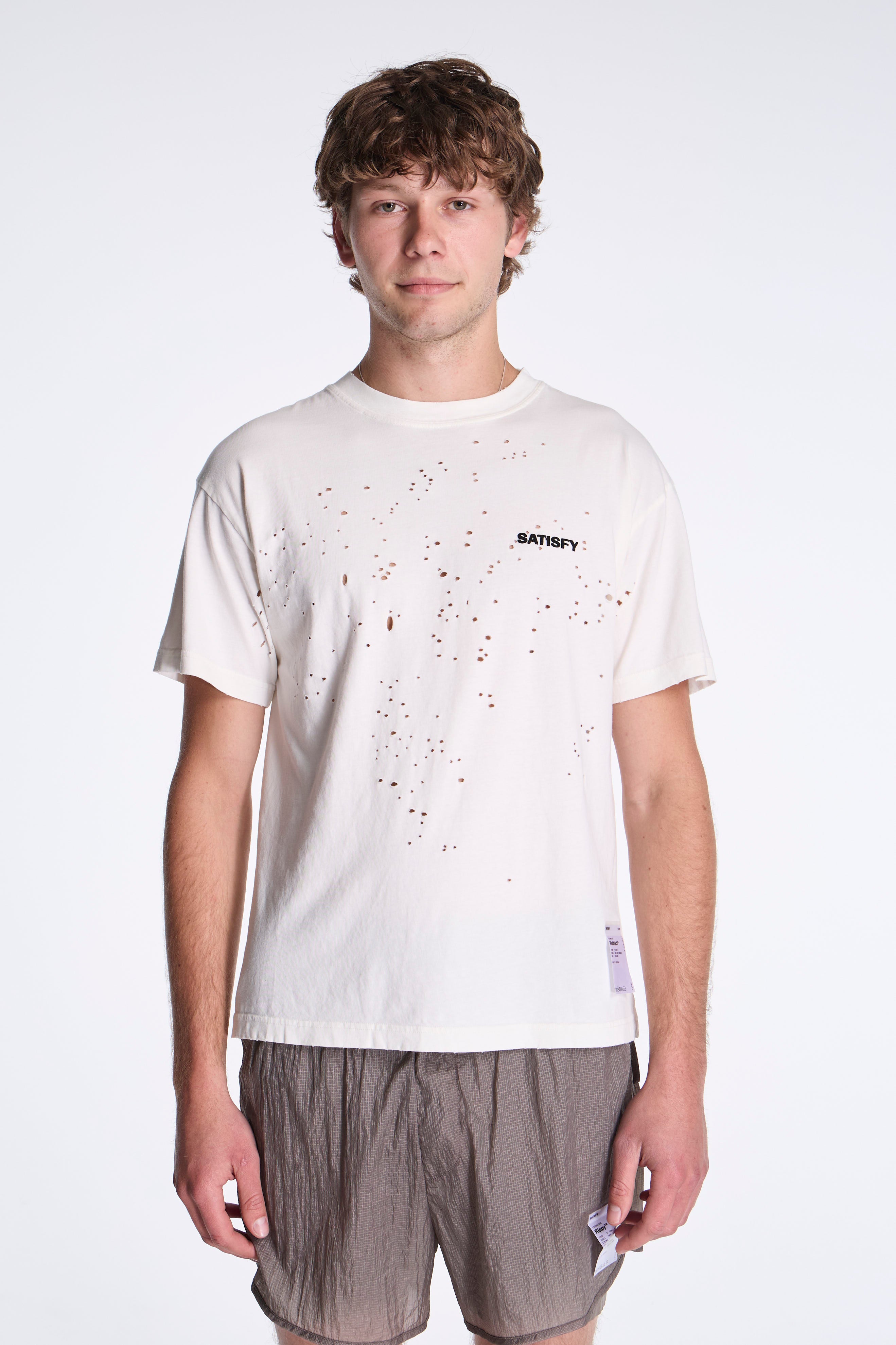 MothTech Logo T-Shirt Off White