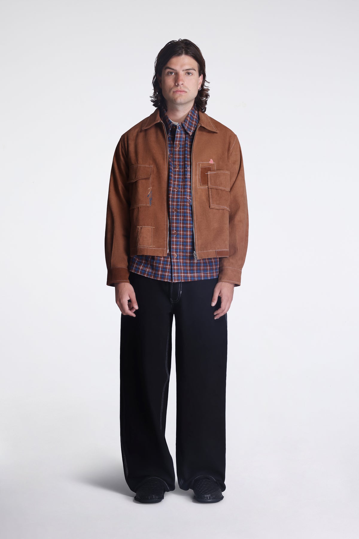 555 Jacket Sand Heart Repair