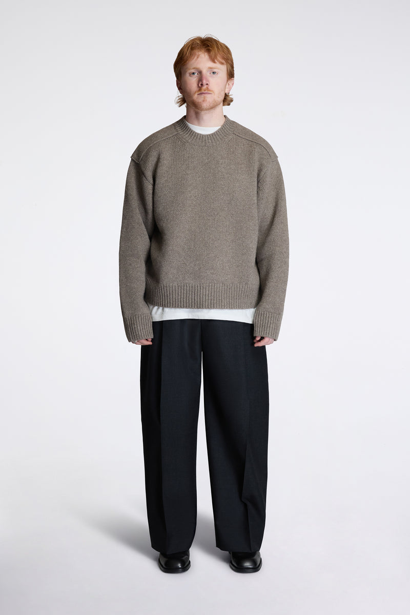 Pull Curved Leg Pant Flint