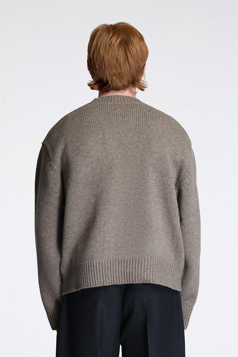Berez Crew Neck Jumper Natural Marl