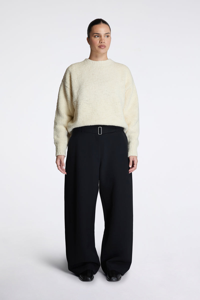 Chatto Belted Pant Black