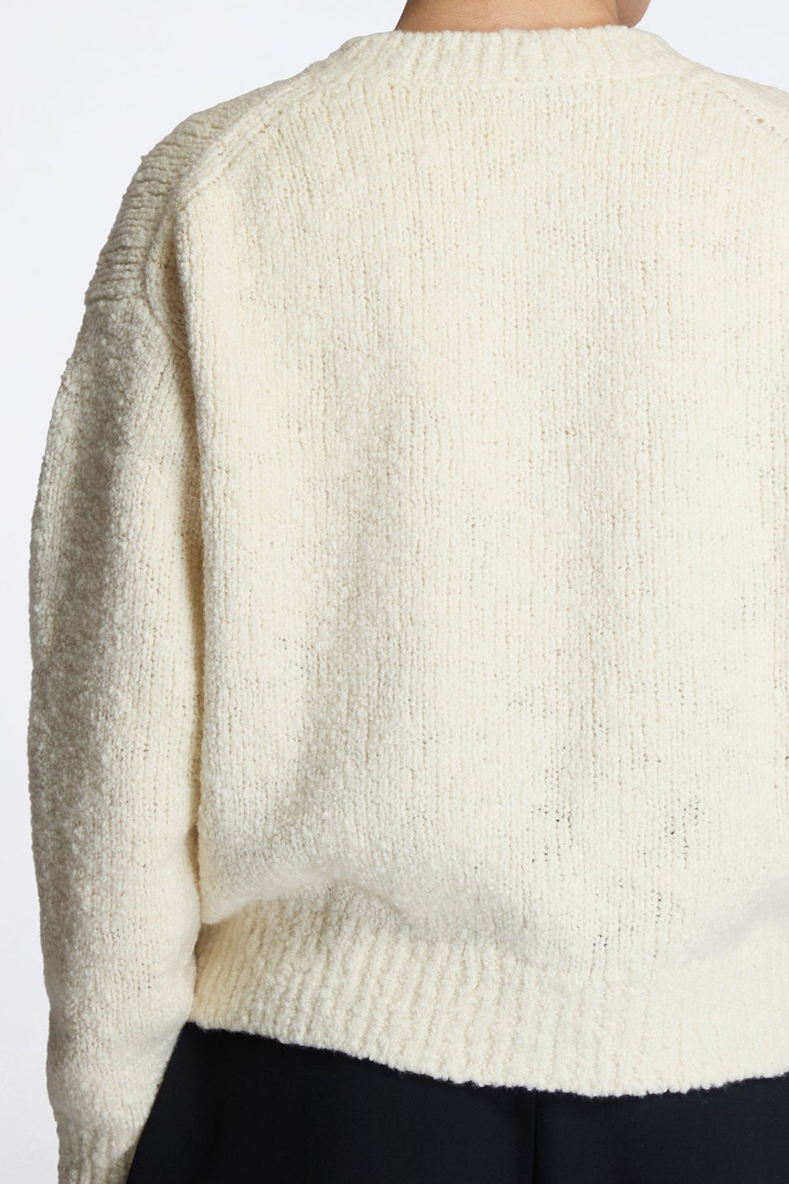 Maele Oversized Sweater Cream