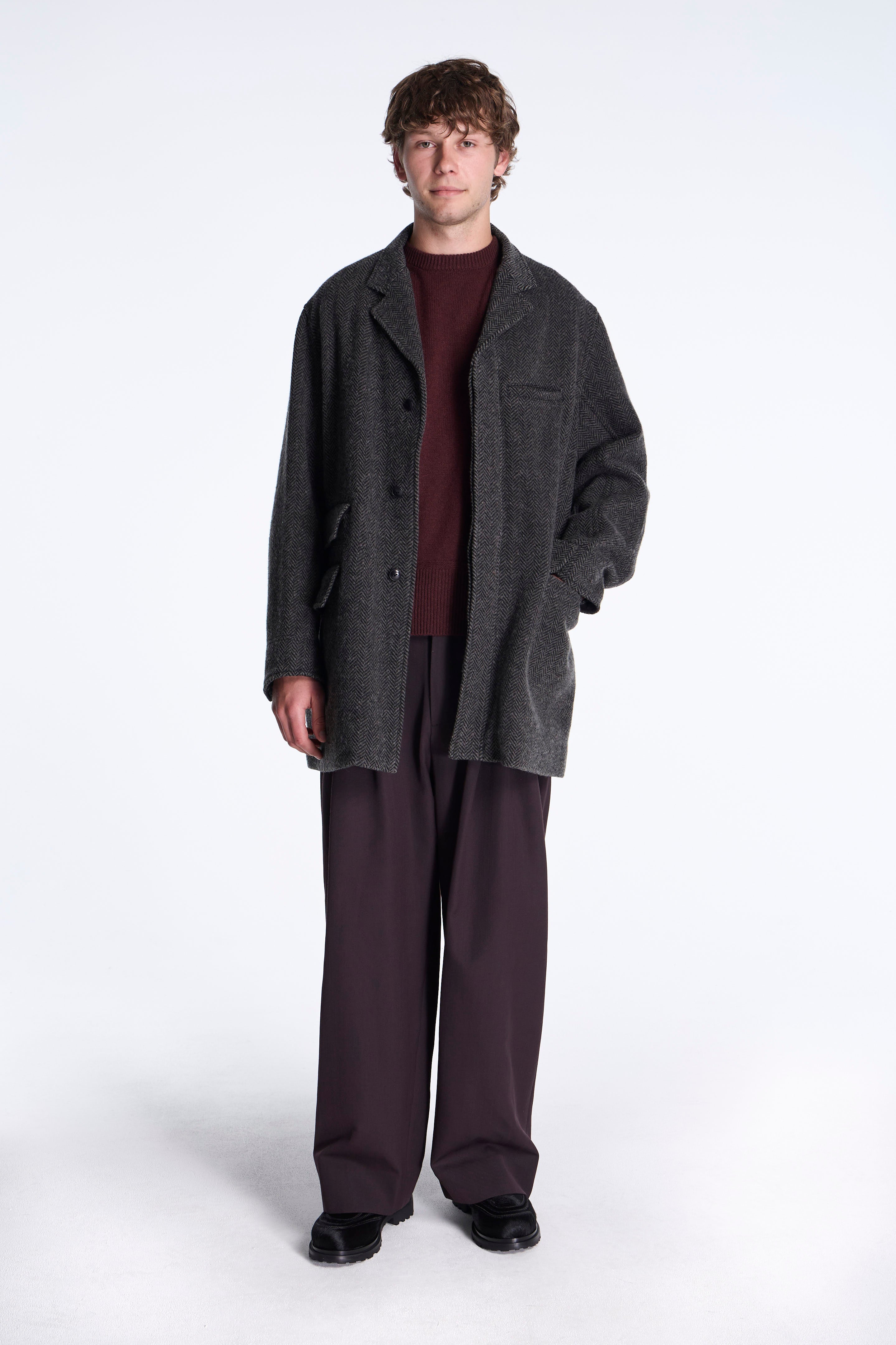 T.T LOT.405 Atelier Coat Sumi Dyed Black