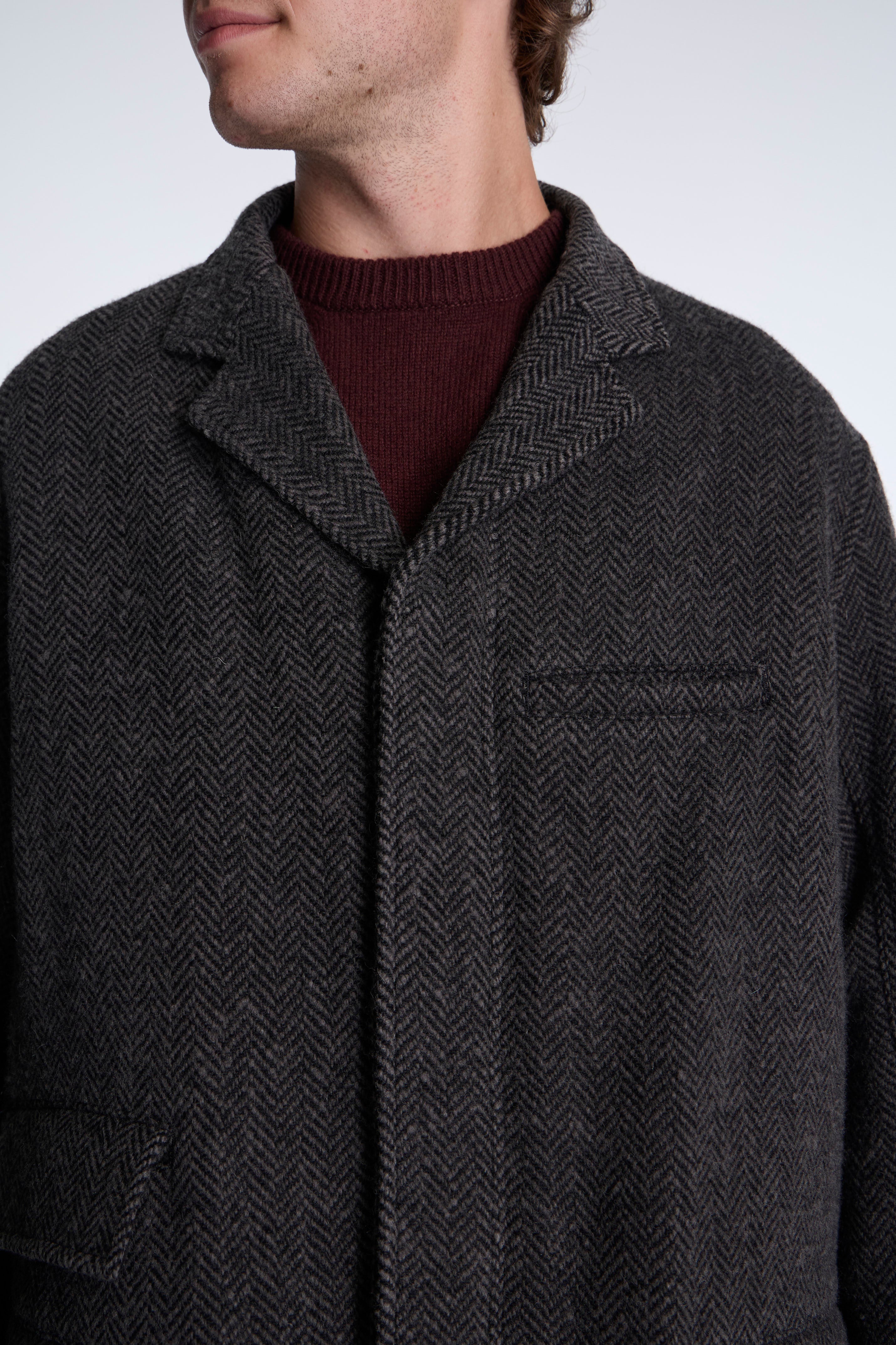 T.T LOT.405 Atelier Coat Sumi Dyed Black