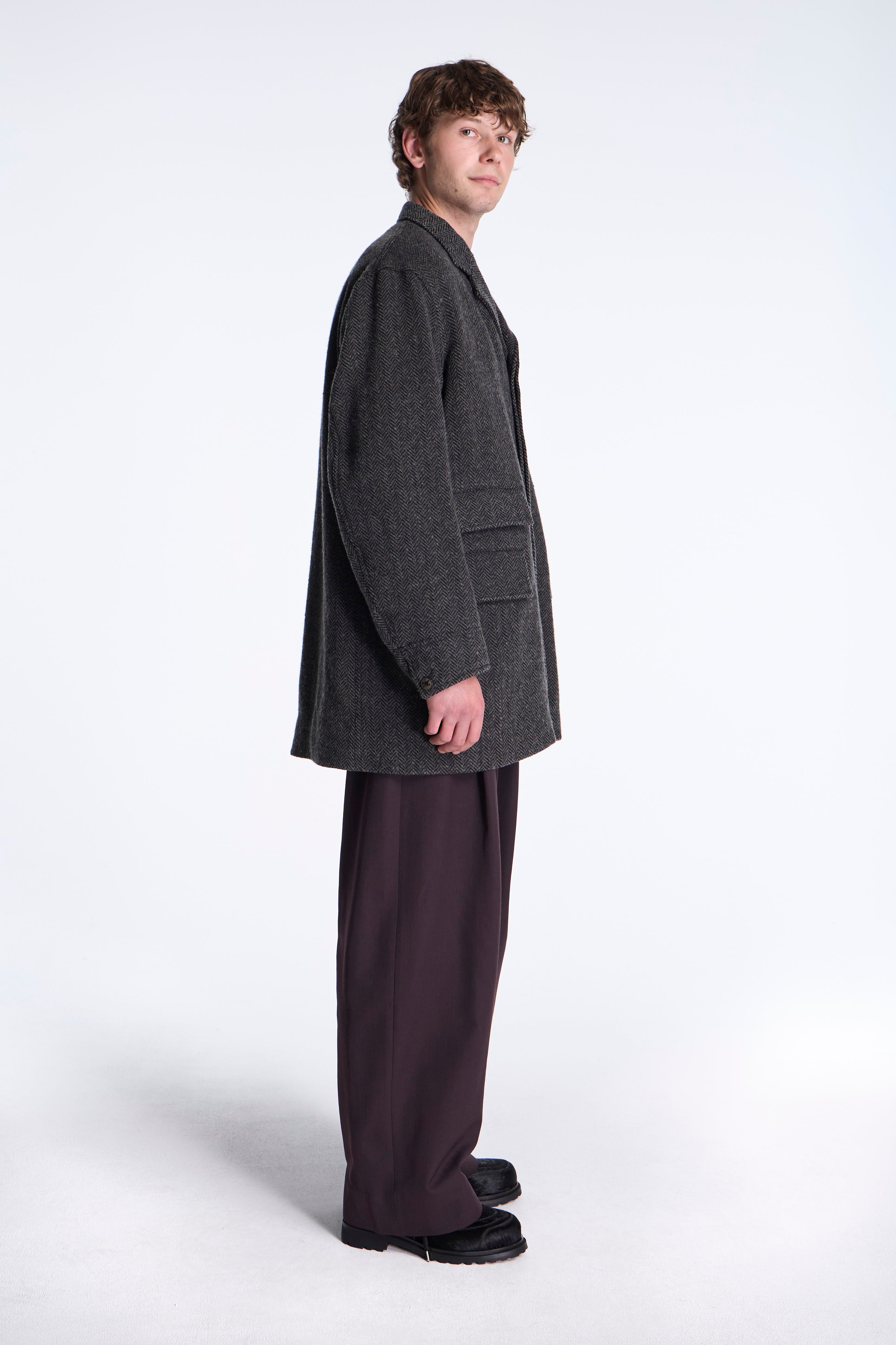 LOT.405 Atelier Coat Sumi Dyed Black
