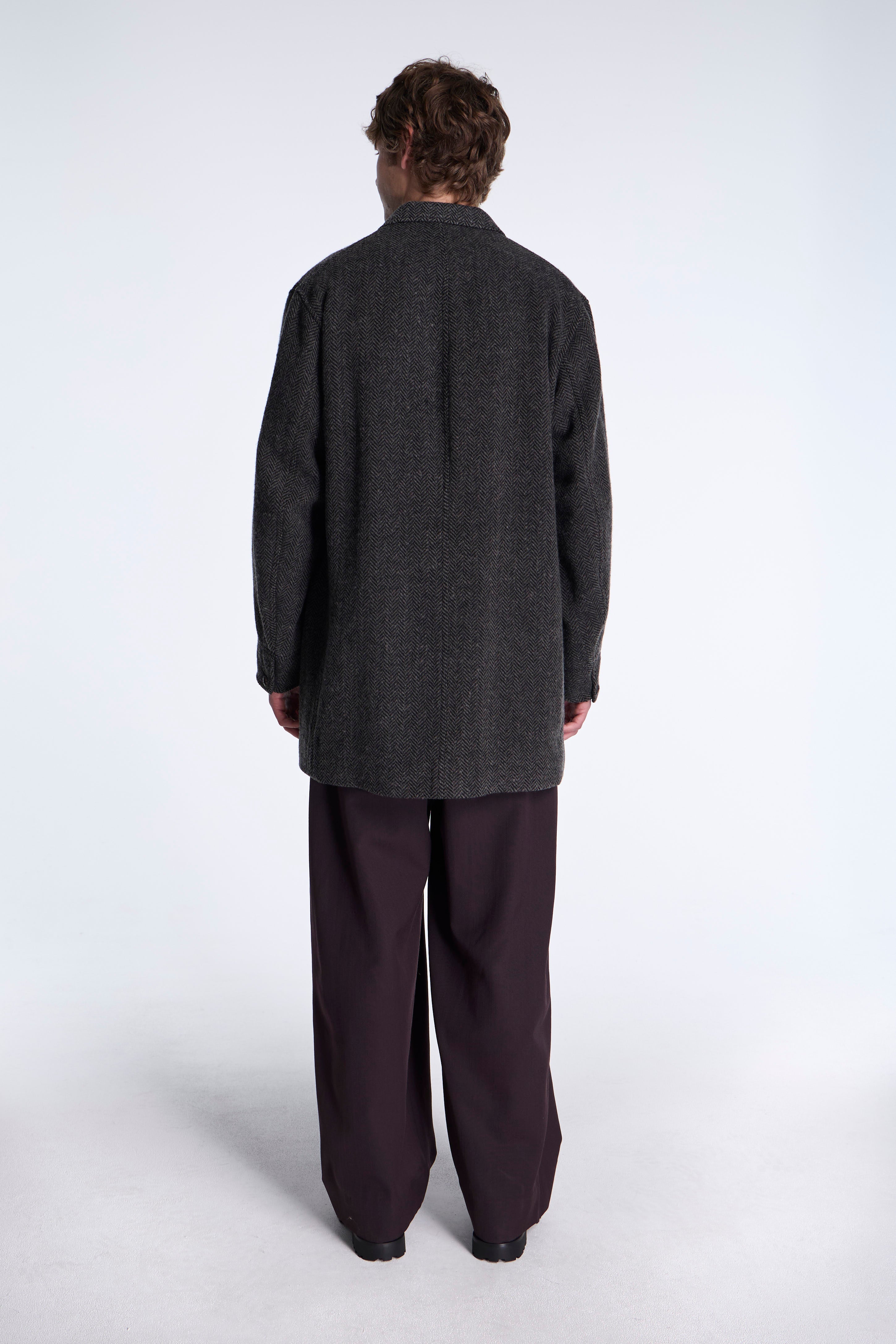 T.T LOT.405 Atelier Coat Sumi Dyed Black