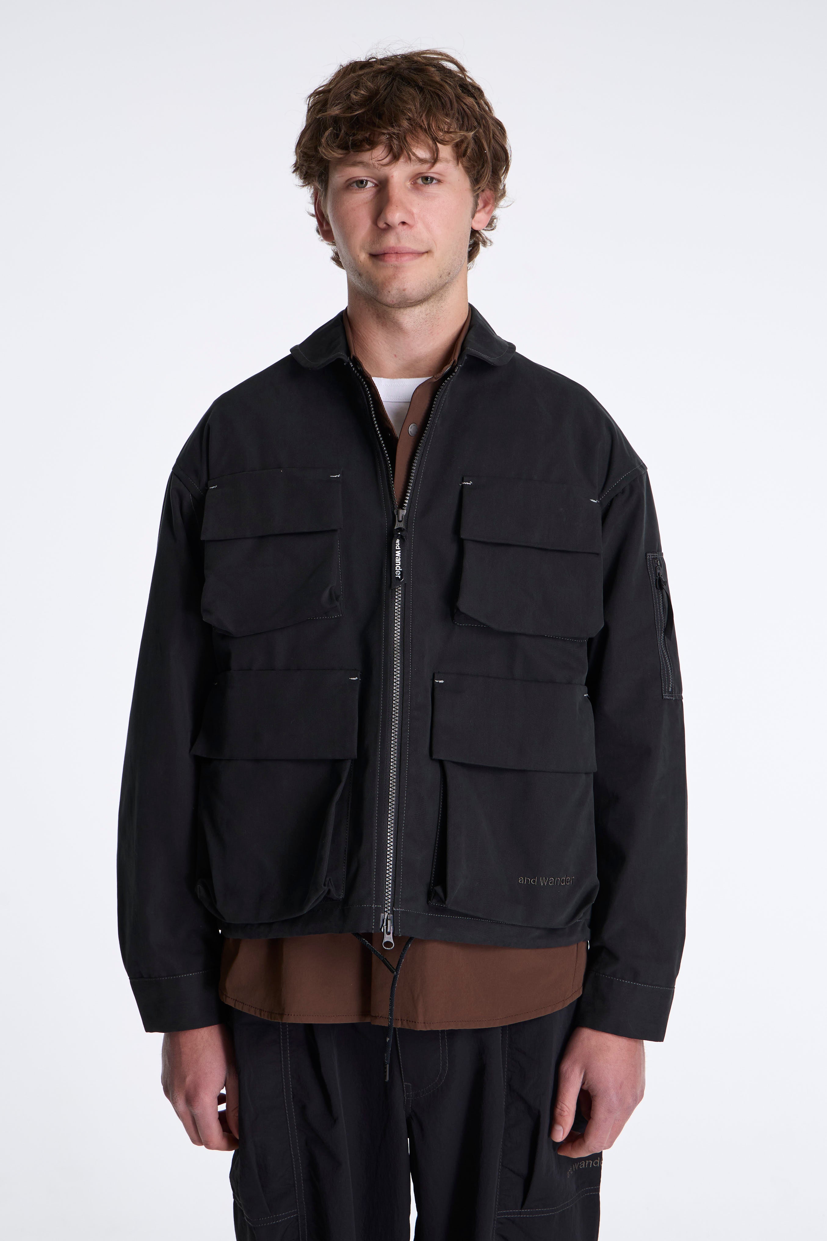 C/PE Twill Field Jacket Black