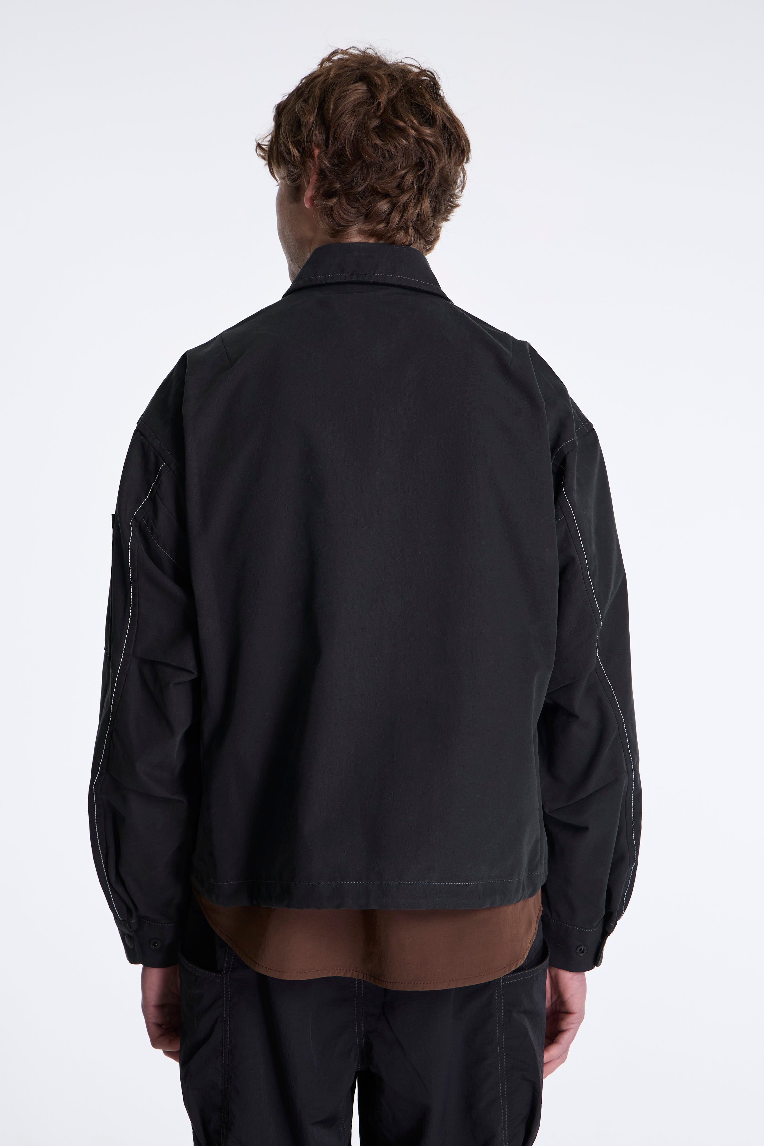 C/PE Twill Field Jacket Black