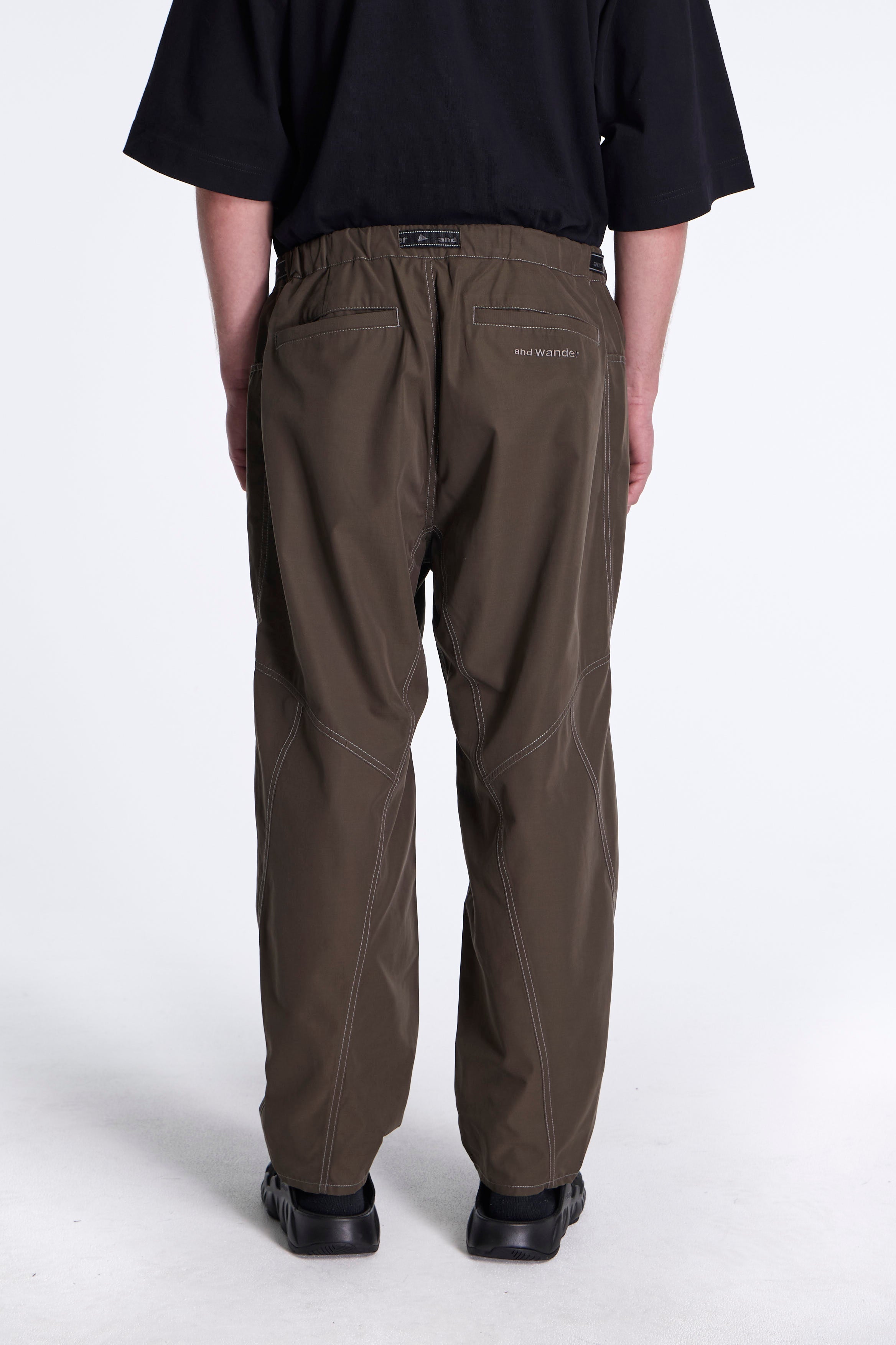 High Count Cloth Wide Pants L.Khaki
