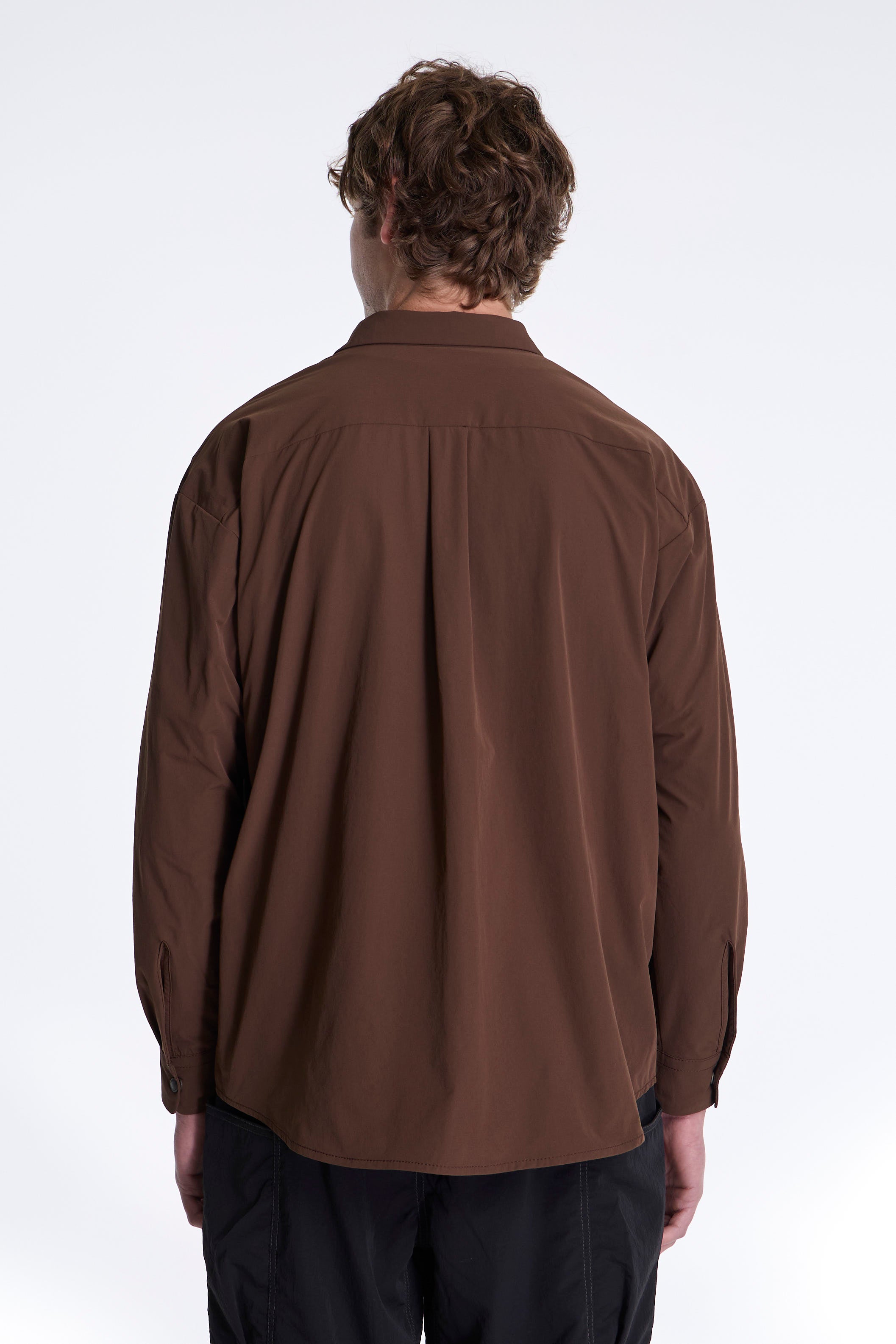 Light Weight Cloth Shirt Brown