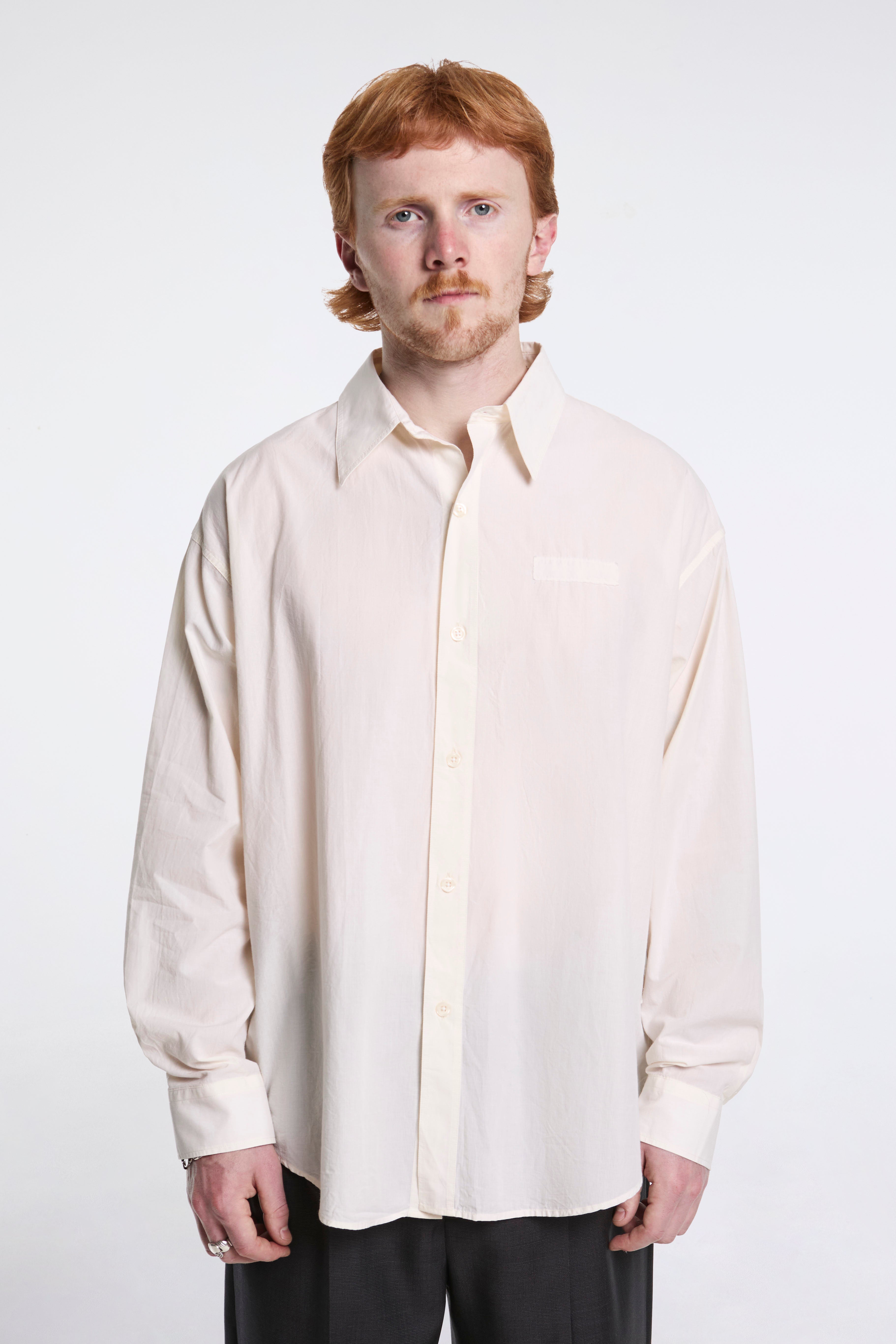 mfpen Essay Shirt Off White Micro Check | HAVN